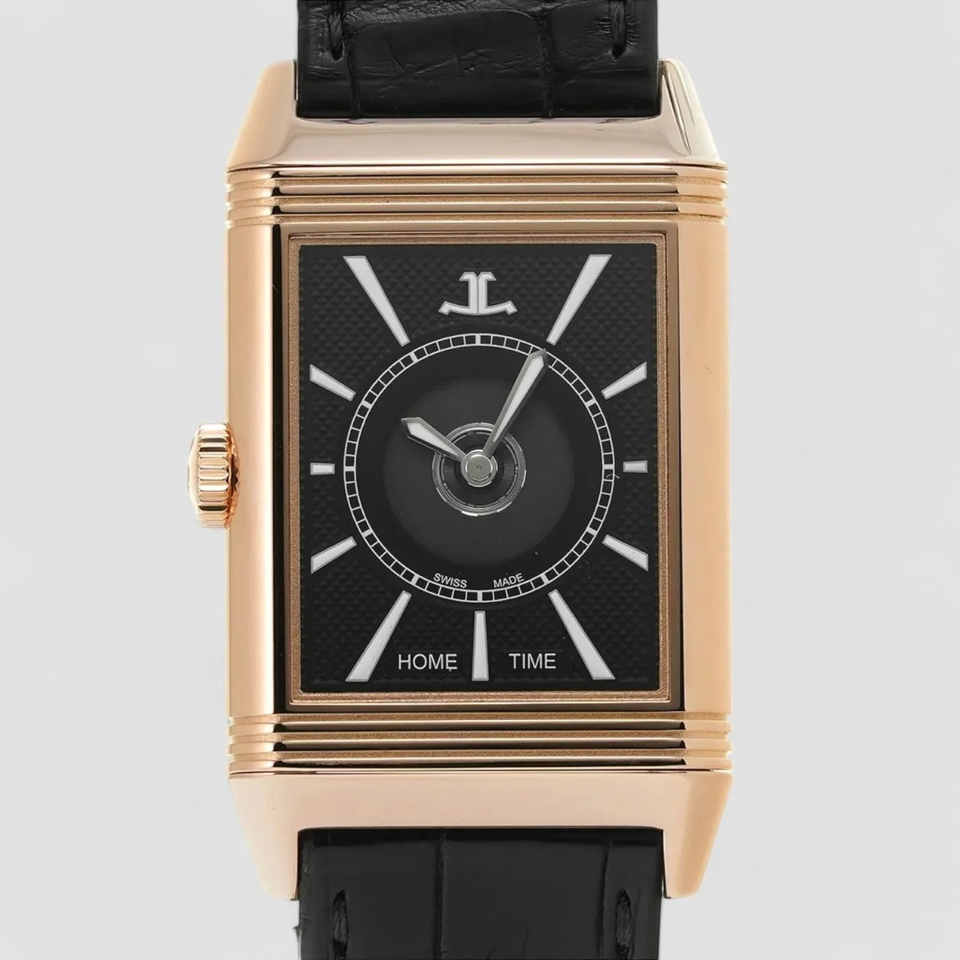 Reverso Duoface Classic Large 47 x 28.3mm Rose Gold Silver Dial
