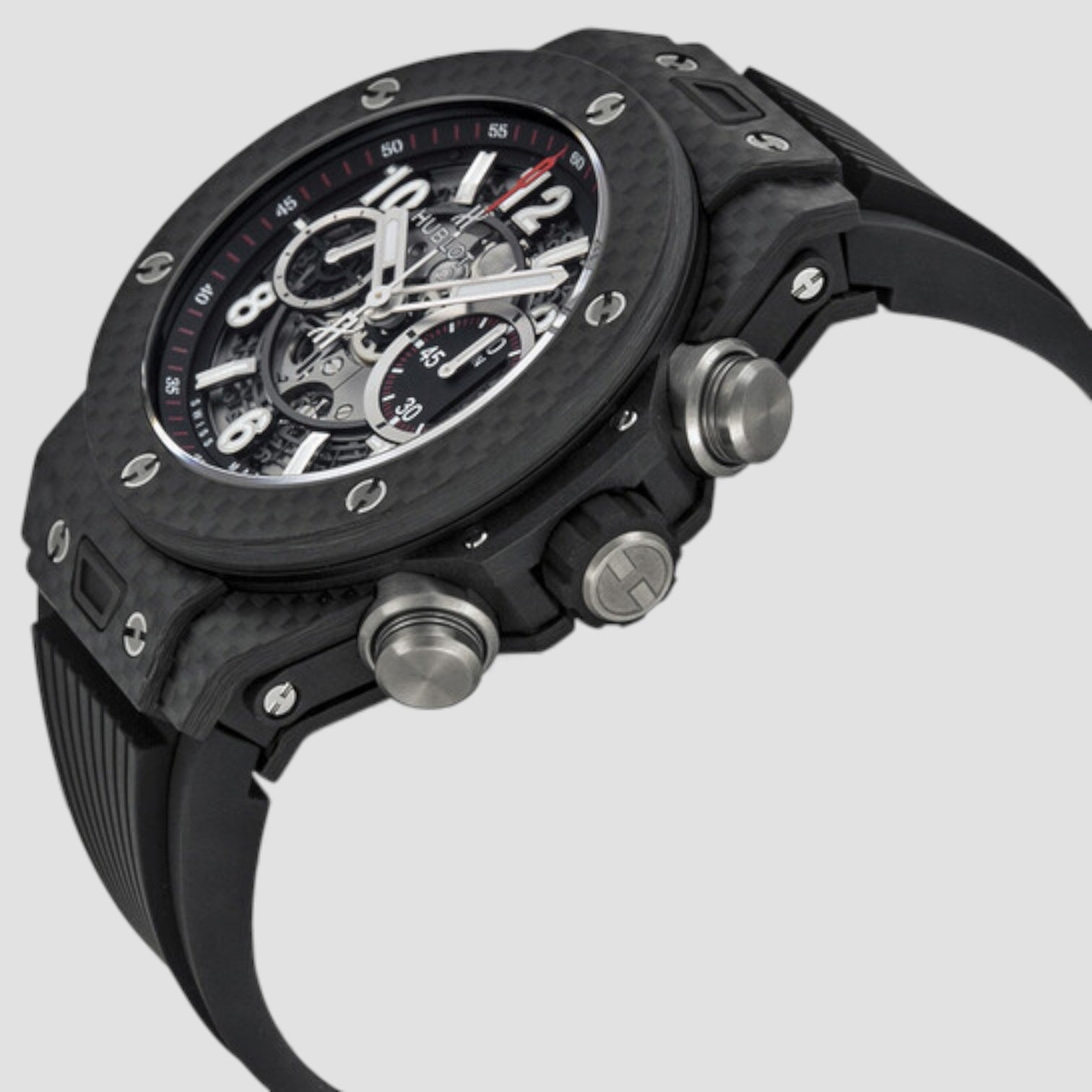 Big Bang Unico Carbon Automatic Skeletal Dial Men's Watch