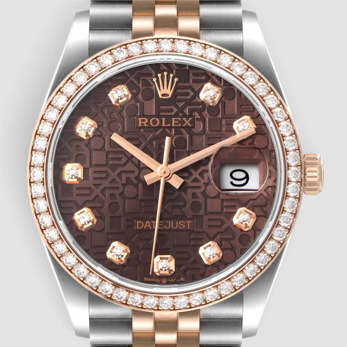 Datejust 36 Chocolate Computer Diamond Dial Jubilee