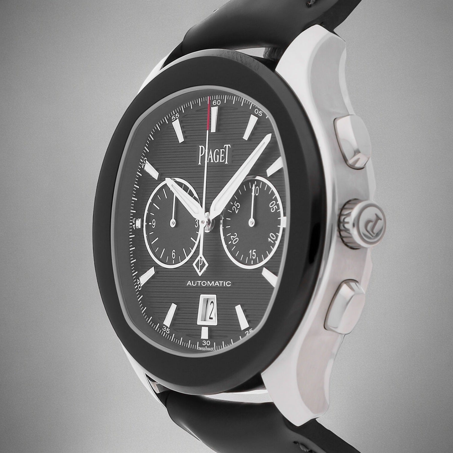 Polo S Chrono Stainless Steel with ADLC bezel Limited Edition