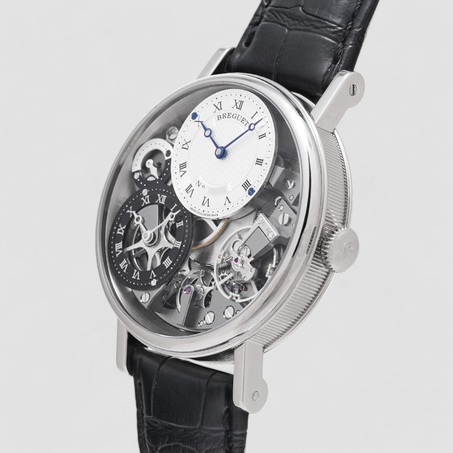 Tradition GMT Manual Wind White Gold 40MM