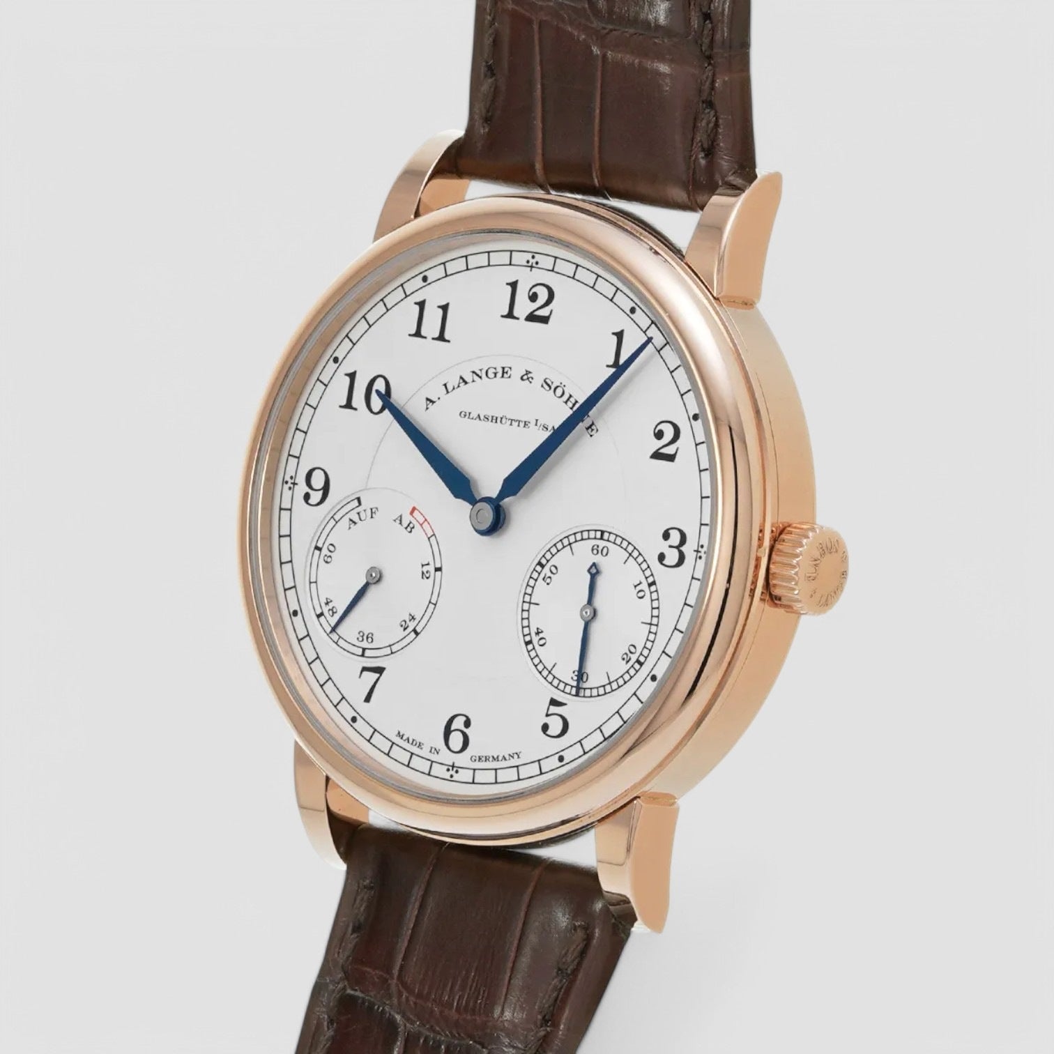 1815 Up & Down 18K Rose Gold Silver Dial