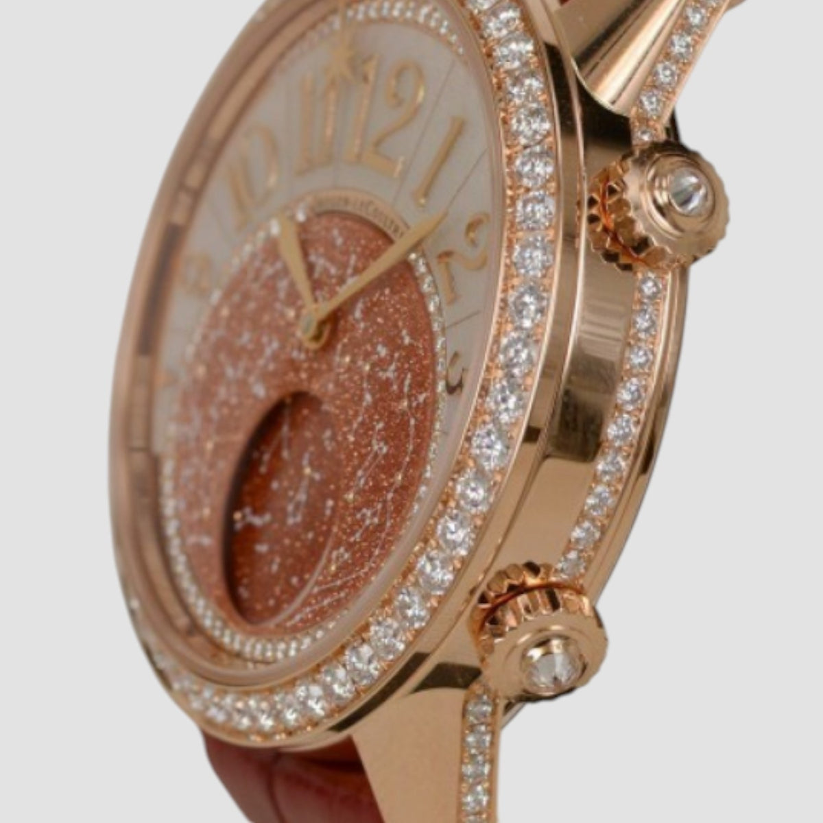 Rendez-Vous Jewellery Moon 39mm Rose Gold Mother-of-Pearl Diamond Dial