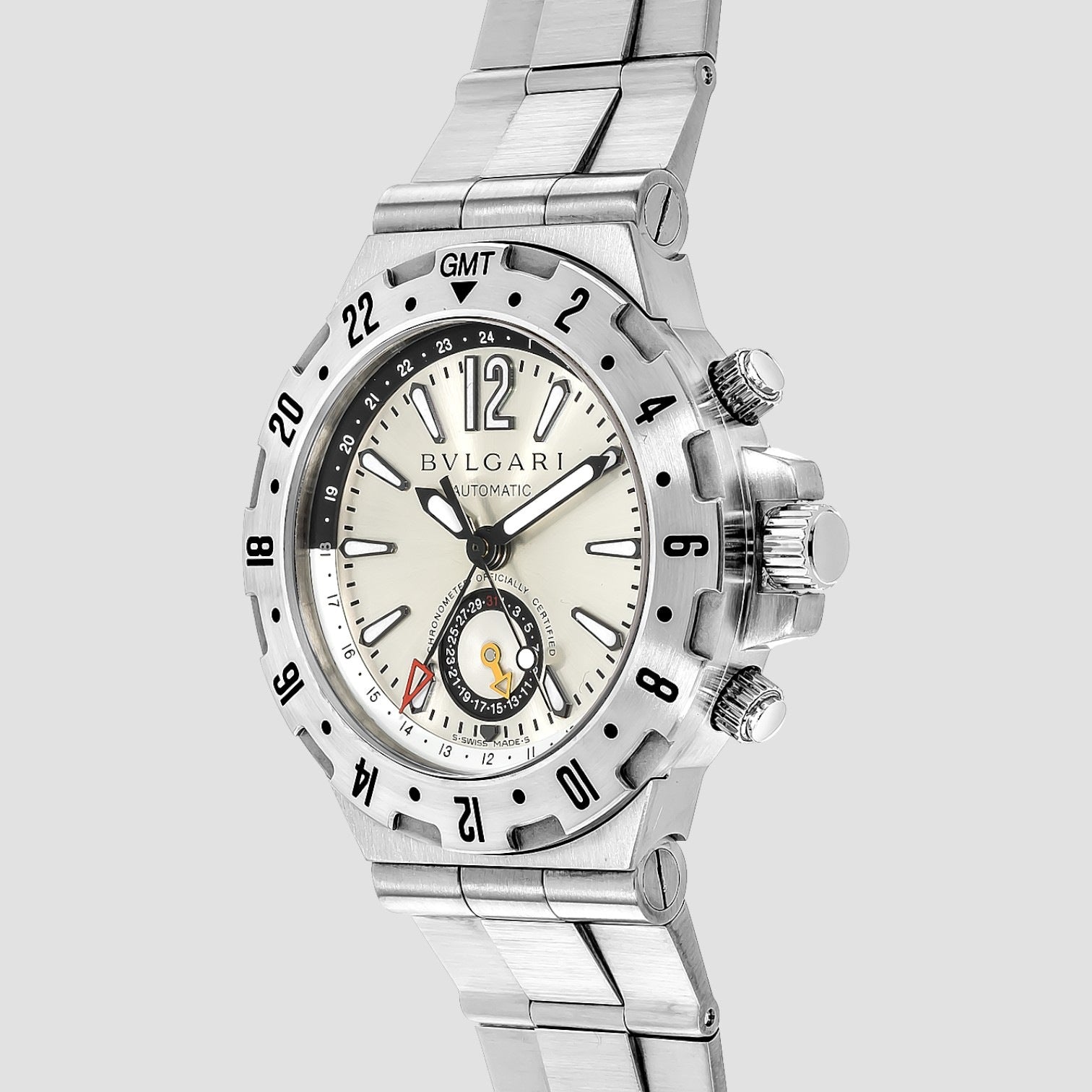 Diagono Professional GMT Stainless Steel Automatic