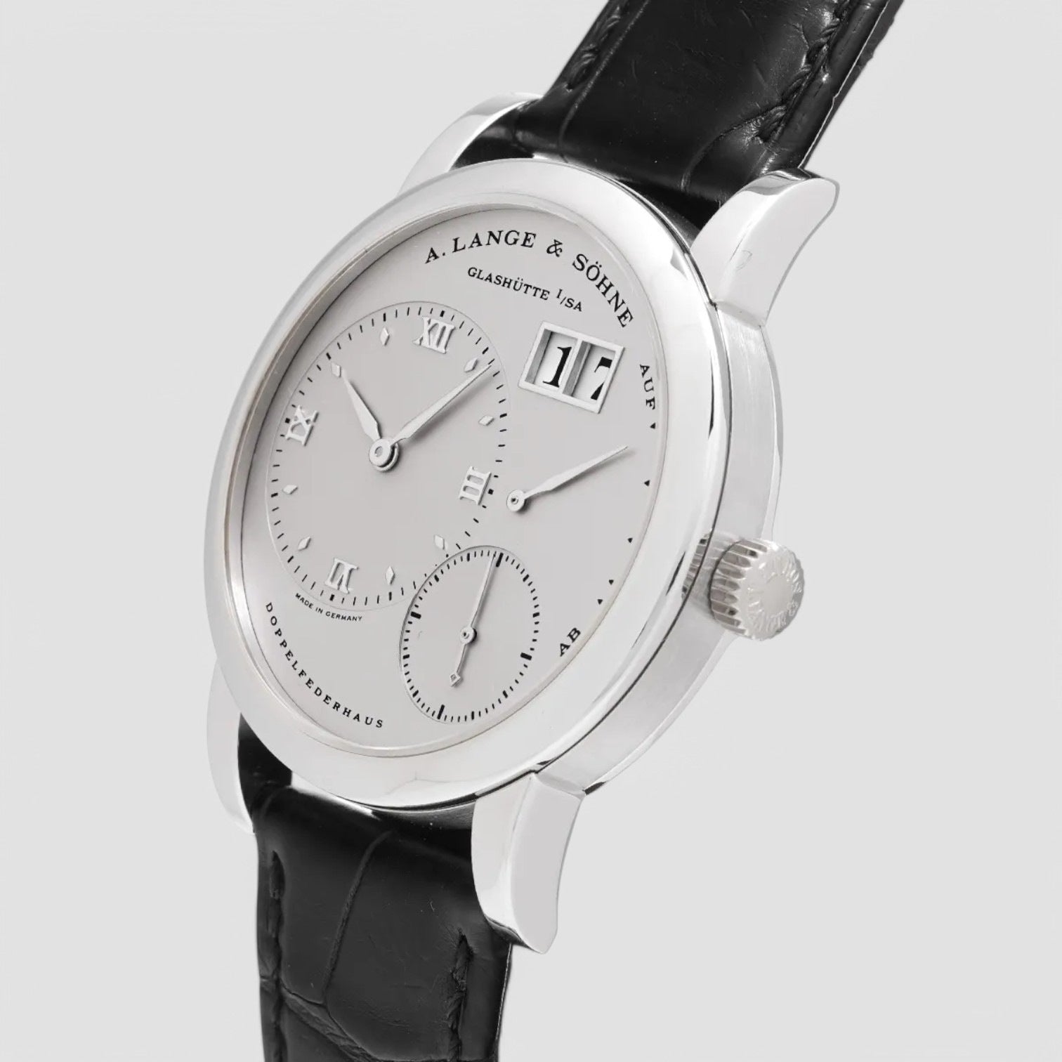 Lange 1 Platinum "STEALTH" Silver Dial