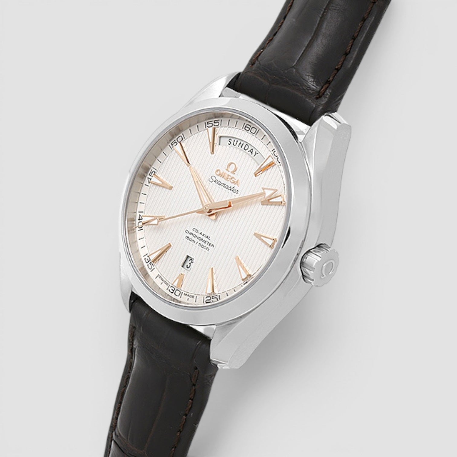 Seamaster Aqua Terra Day-Date 41.5mm Steel Silver Dial