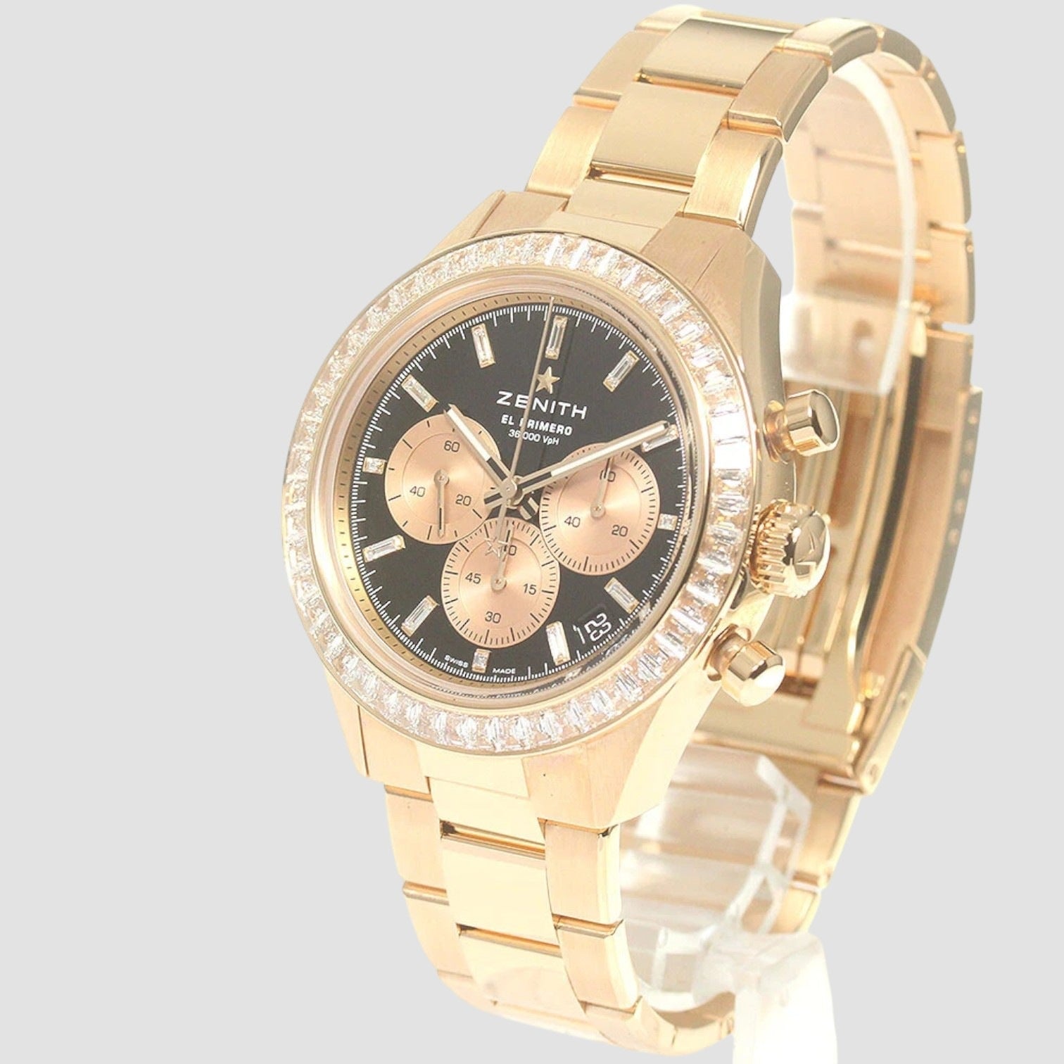 Chronomaster Sport "Yoshida" RG Black Dial / Diamond Bezel 2024