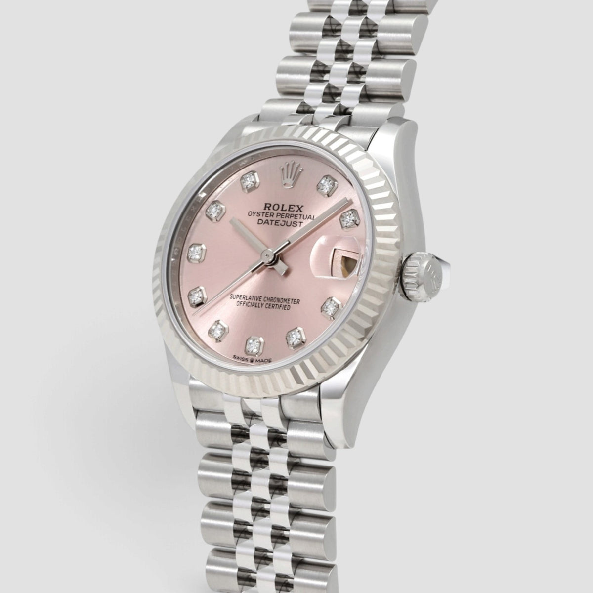 Datejust 31 Pink Diamond Dial Jubilee