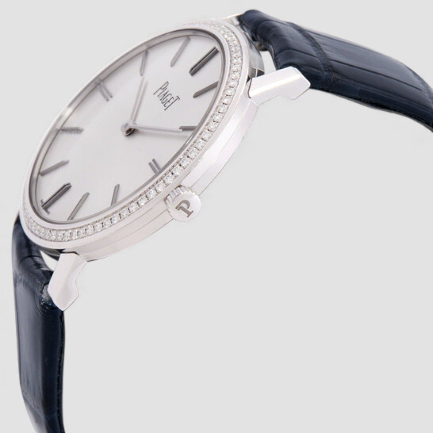Altiplano Ultra-Thin Automatic Diamond Silver Dial Watch