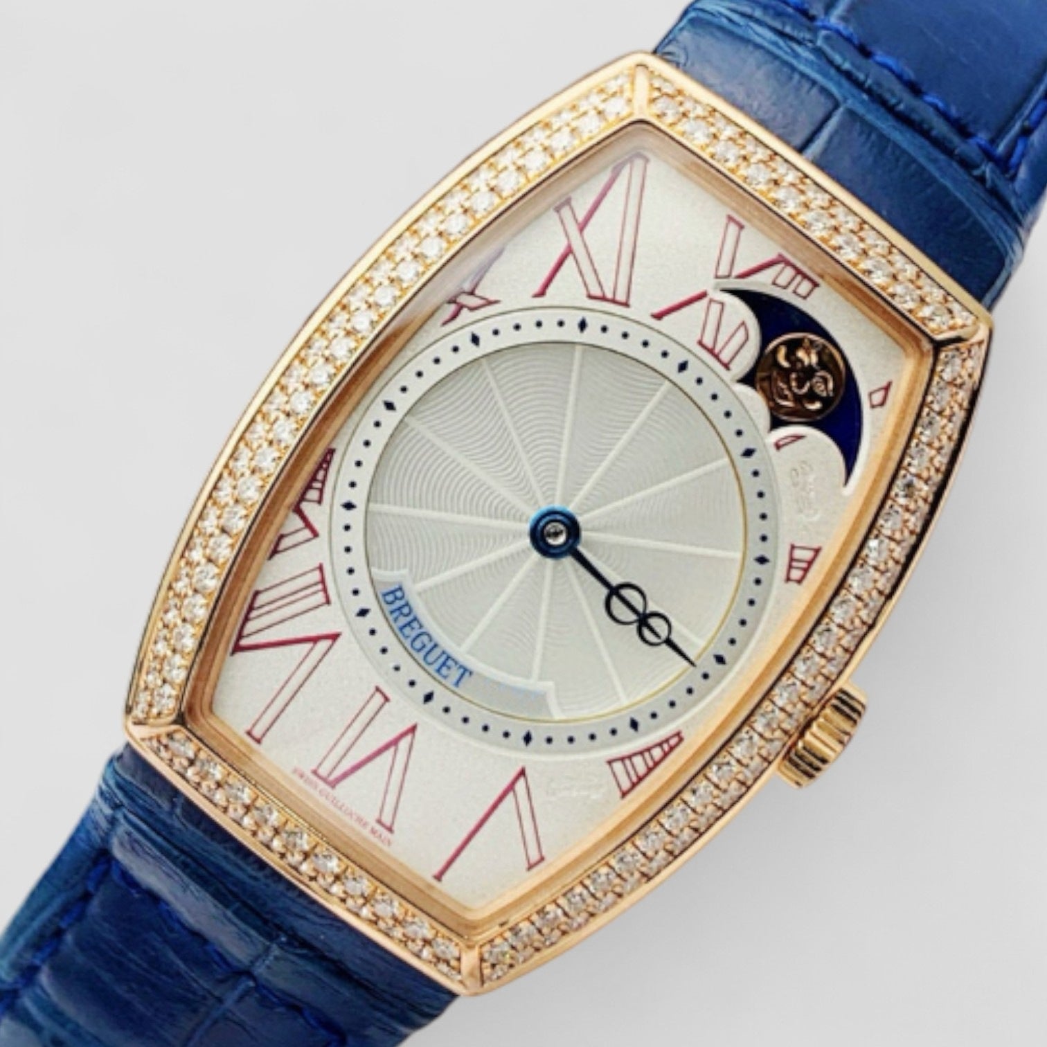 Heritage 8861 Phases De Lune Retrograde 18K Rose Gold