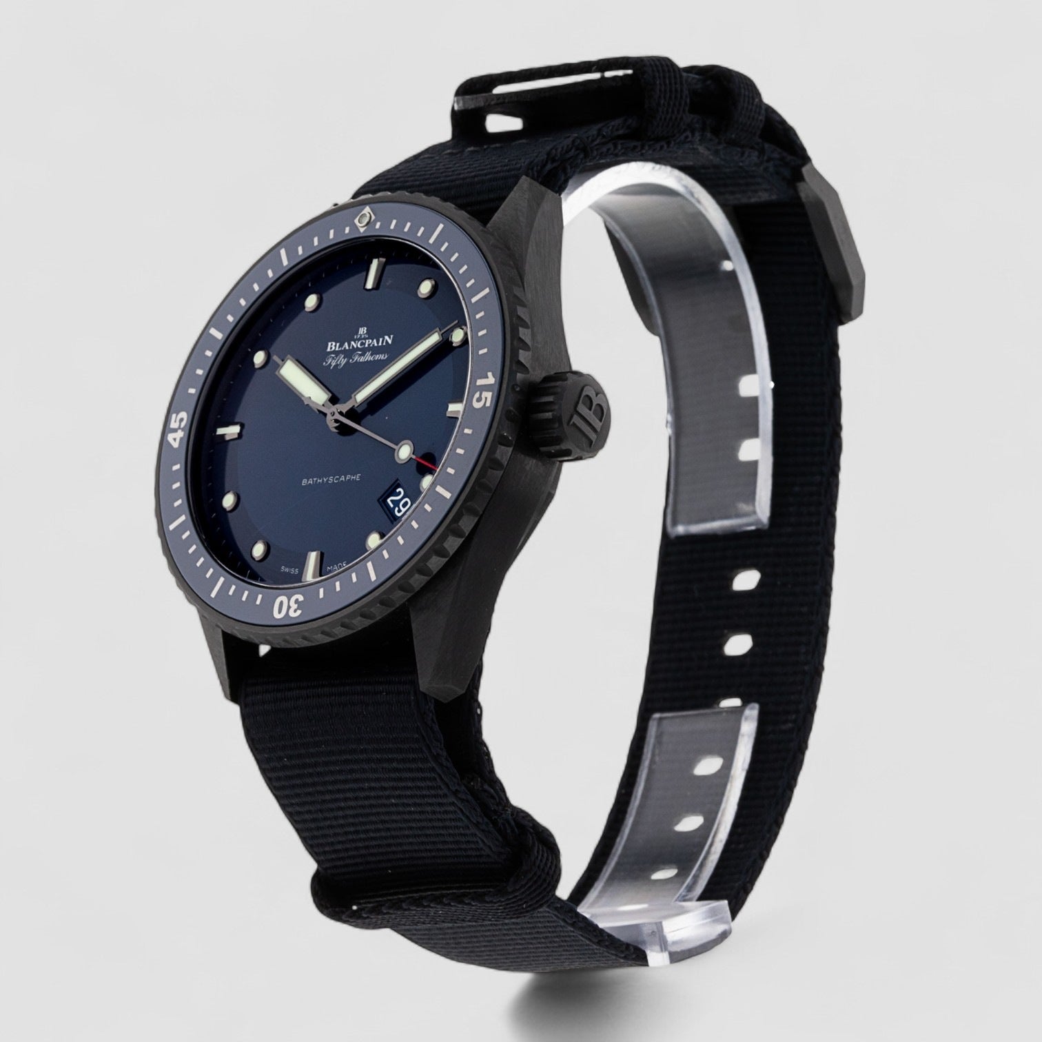 Fifty Fathoms Bathyscaphe Ceramic Bucherer Blue Limited Edition