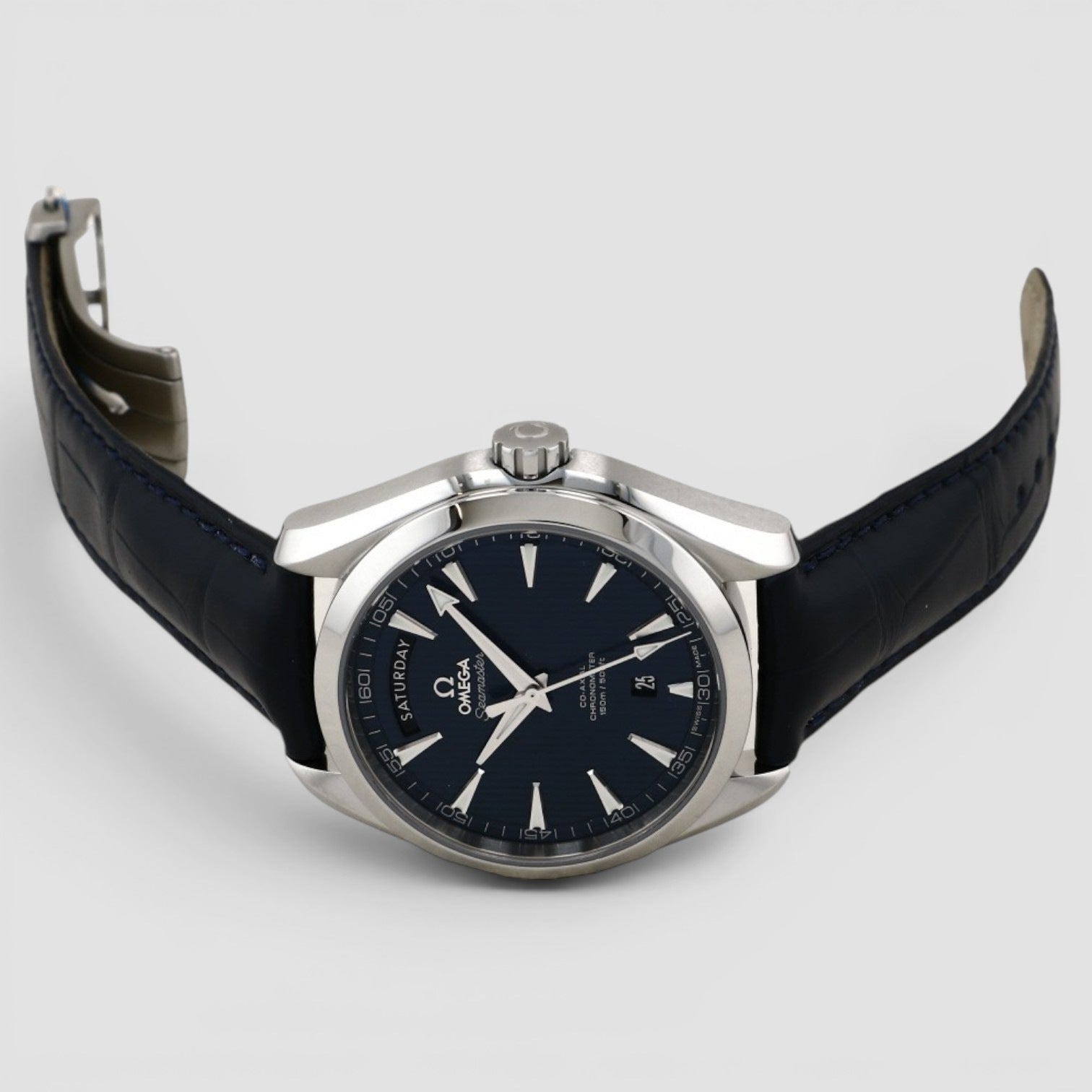 Seamaster Aqua Terra Day-Date 41.5mm Steel Blue Dial