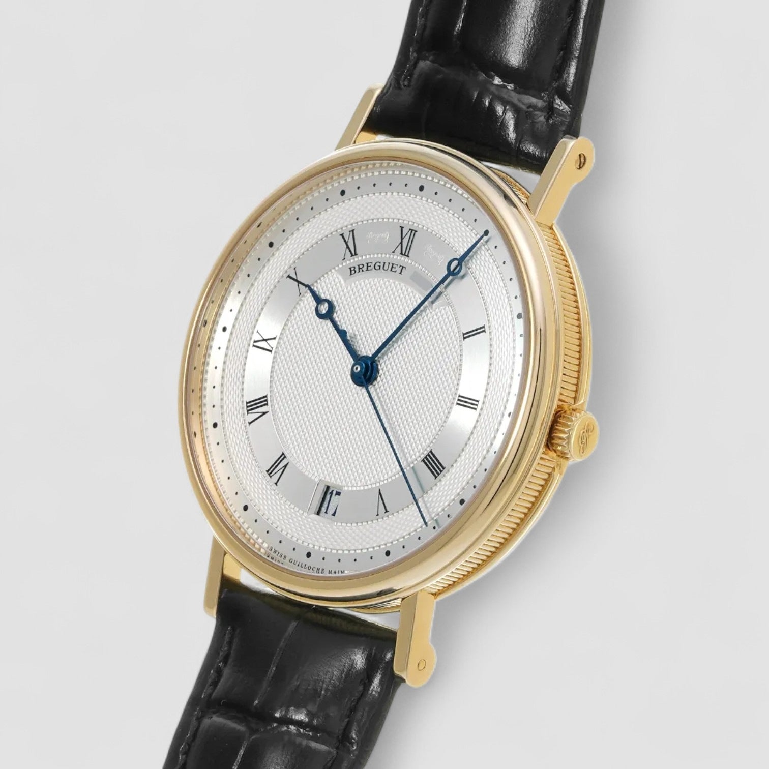Classique Automatic 5930 18K Yellow Gold Silver Dial