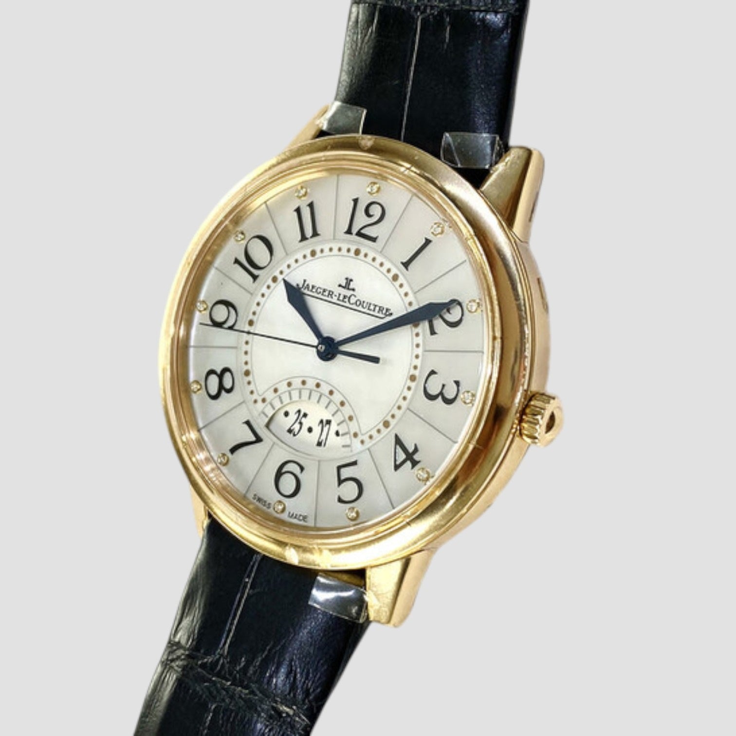 Rendez-Vous White Dial 18K Pink Gold Automatic Ladies Watch