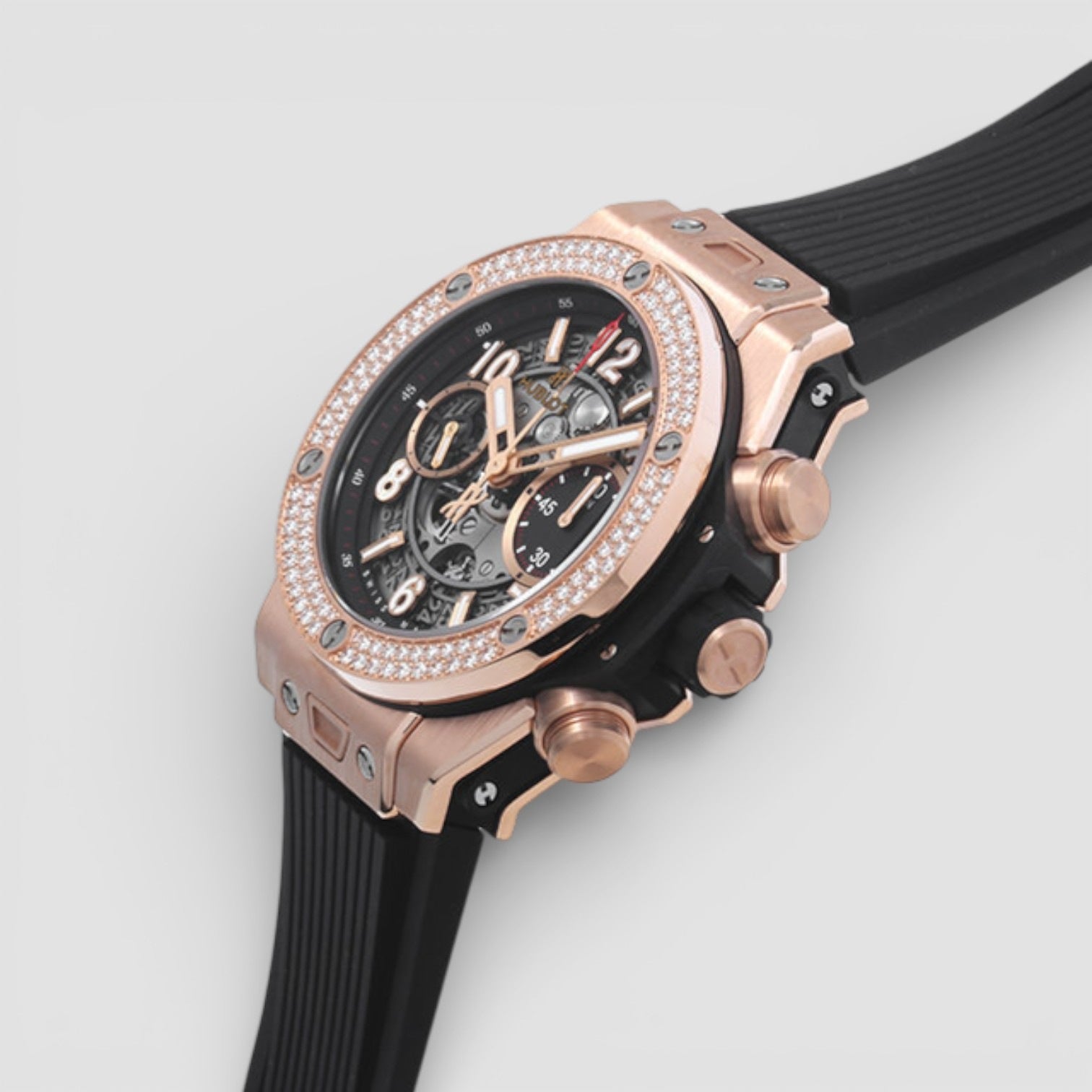 Big Bang Unico King Gold Diamonds