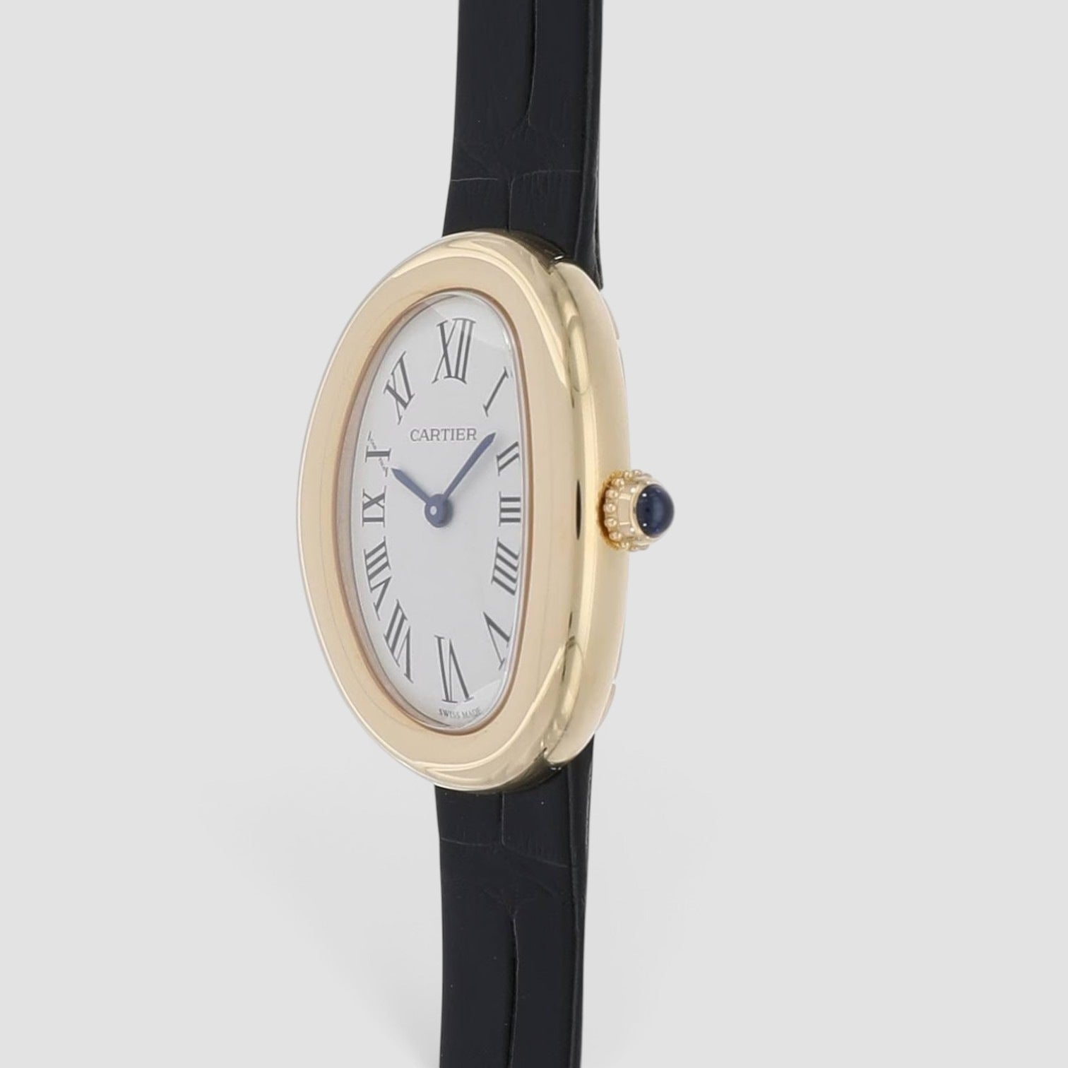 Baignoire de Cartier 31 x 23mm 18K Yellow Gold White Dial