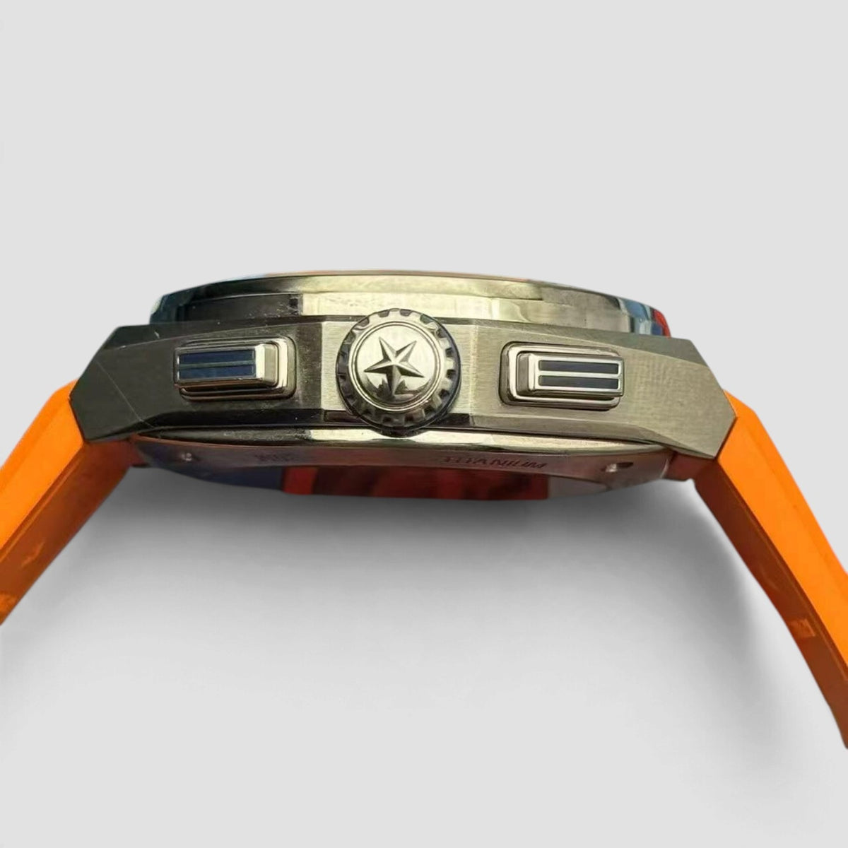Defy Classic Limited Edition Rainbow Sapphire Bezel Titanium