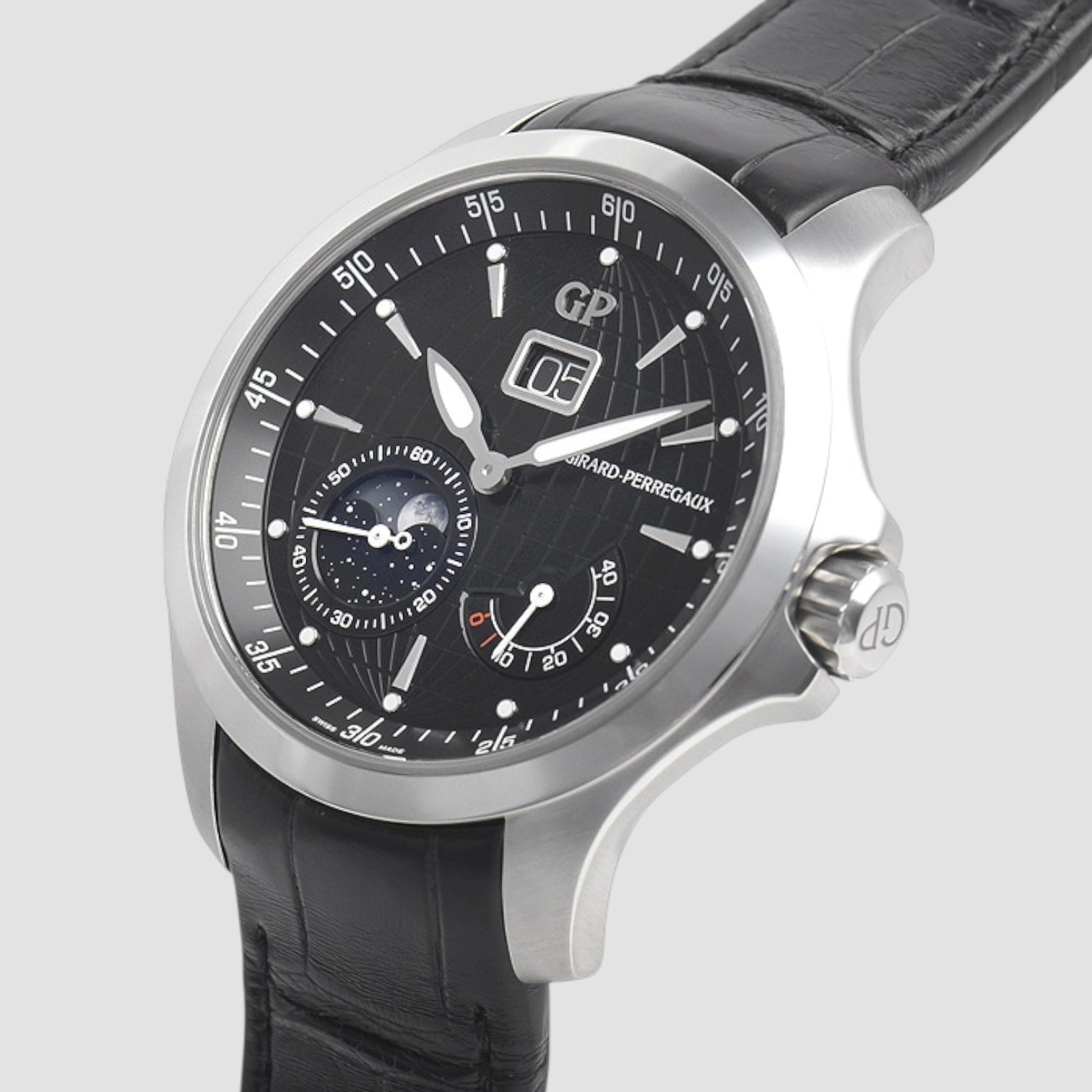 Traveller Large Date Moonphases Mens Watch
