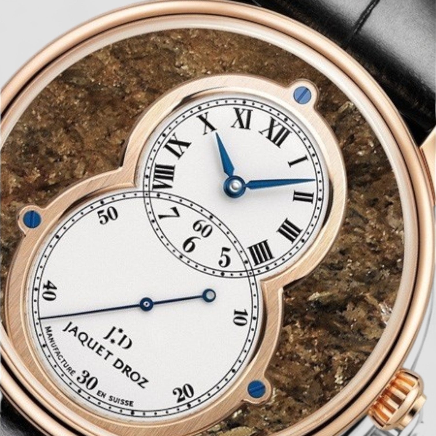 Grande Seconde Artistic Rose-Gold Elegance