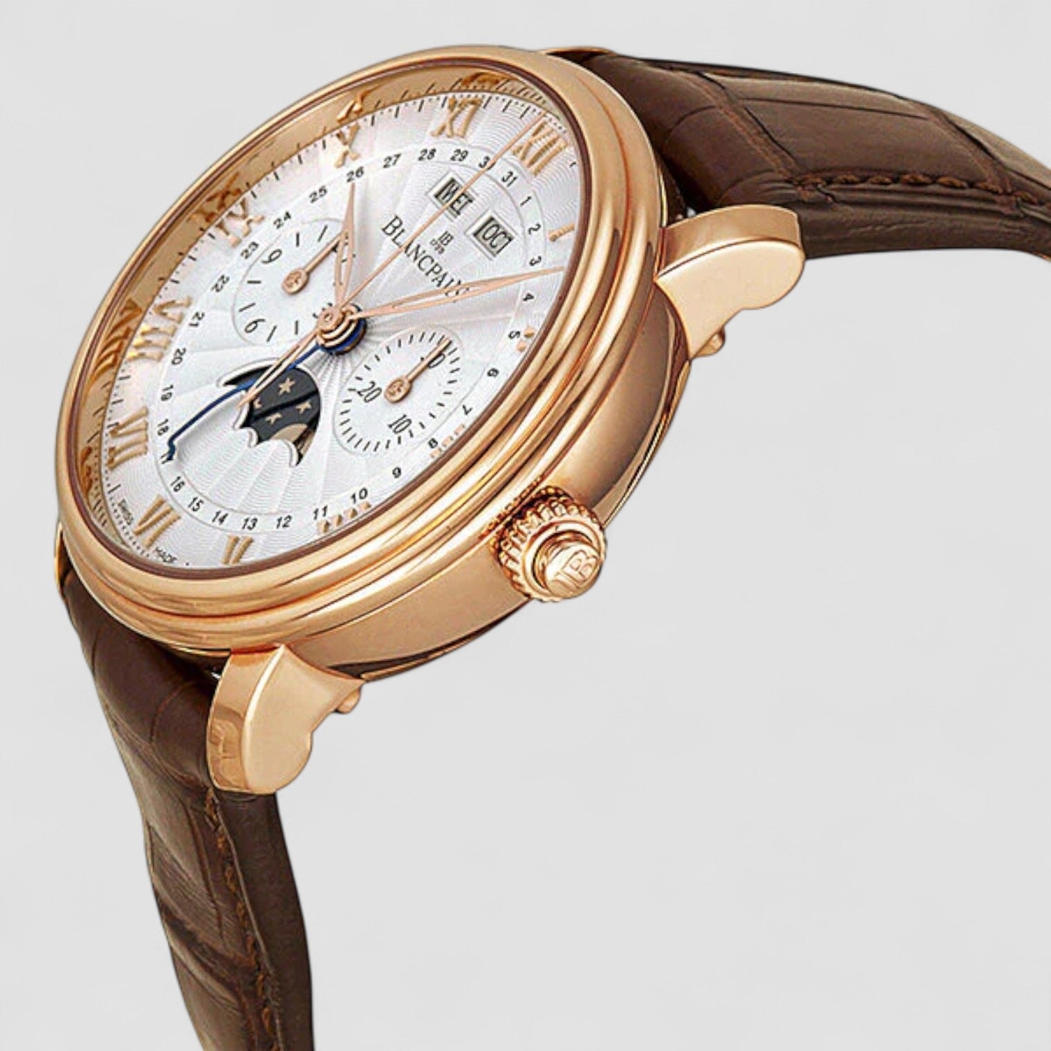 Villeret silver dial chronograph