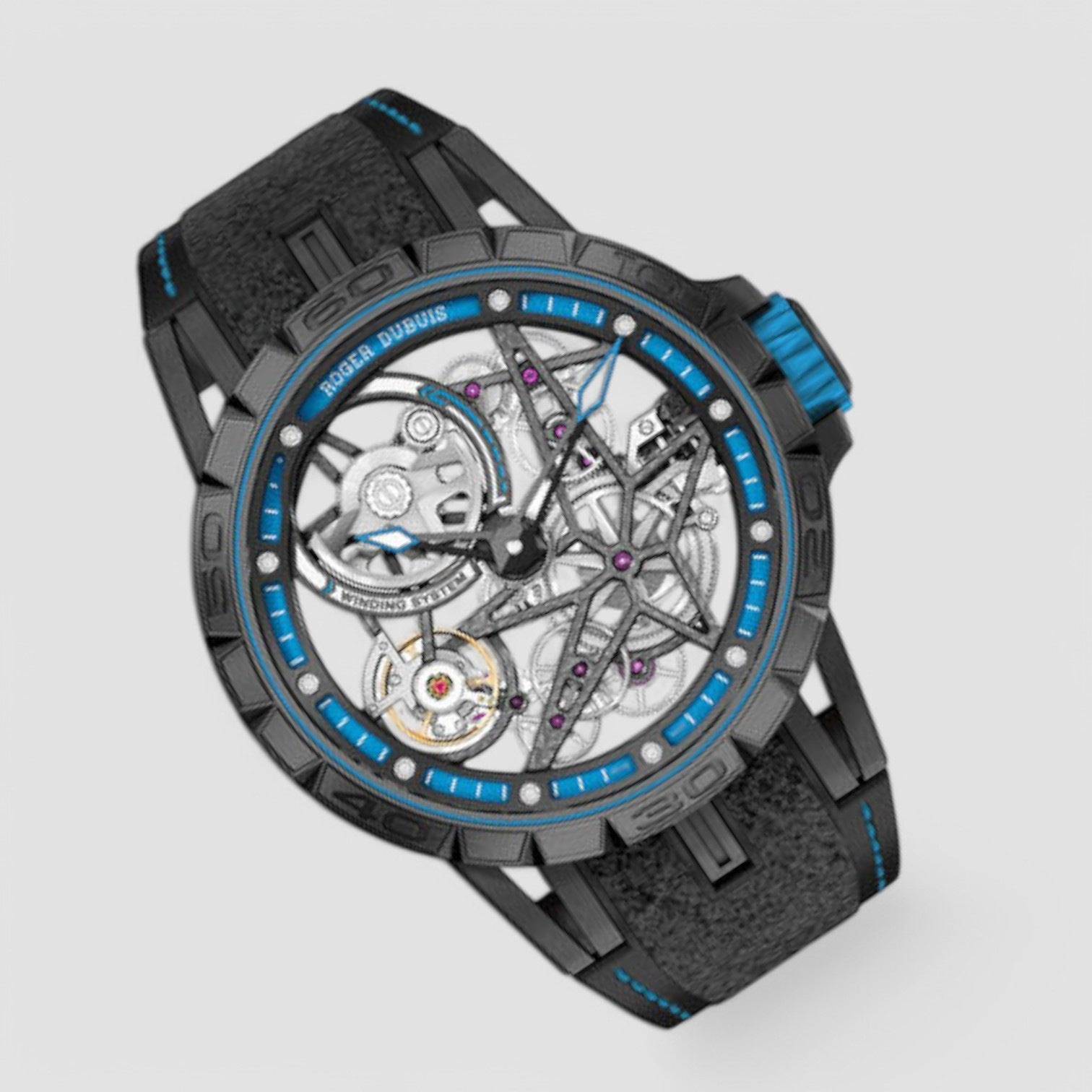 Excalibur Spider Pirelli Automatic Skeleton Men's Watch