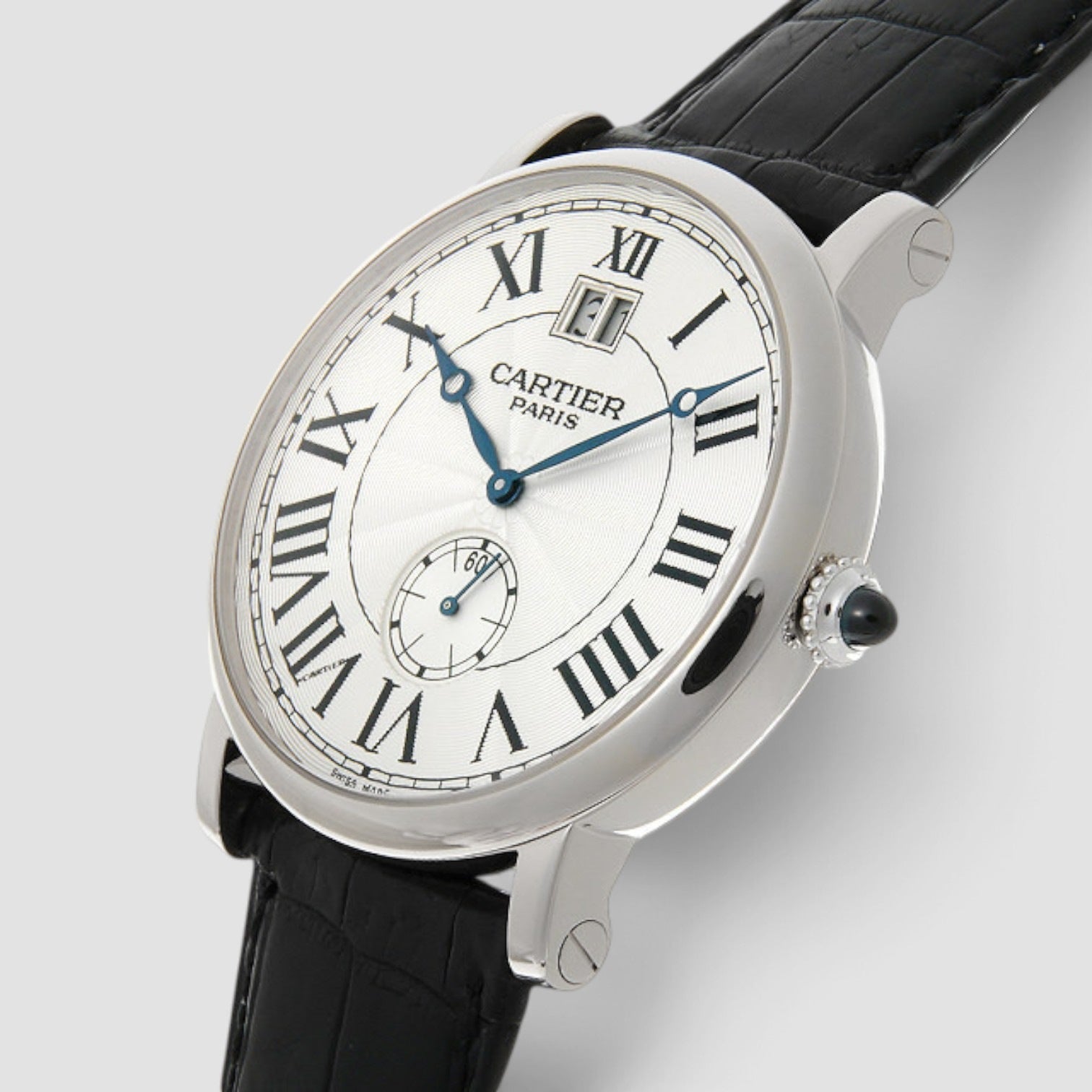 Rotonde de Cartier Privée Big Date 42mm 18K White Gold
