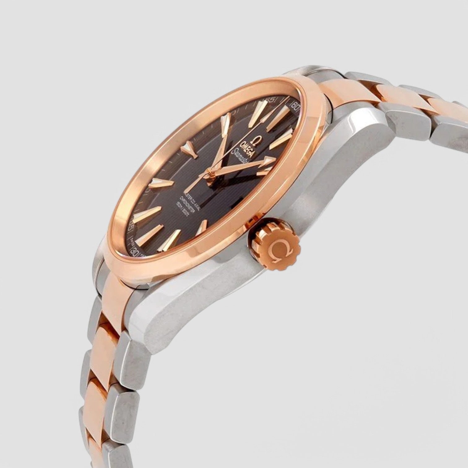 Aqua Terra Co-Axial Chronometer 18k Rose Gold / SS