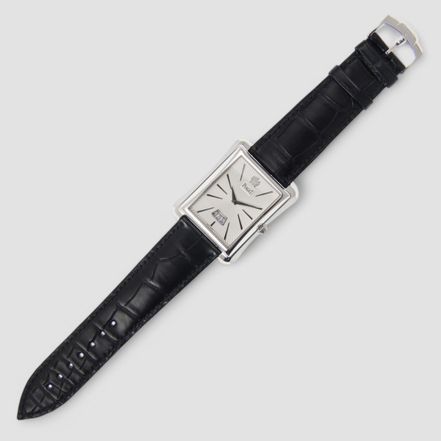 Emperador Silver Dial 18kt White Gold Men's Watch