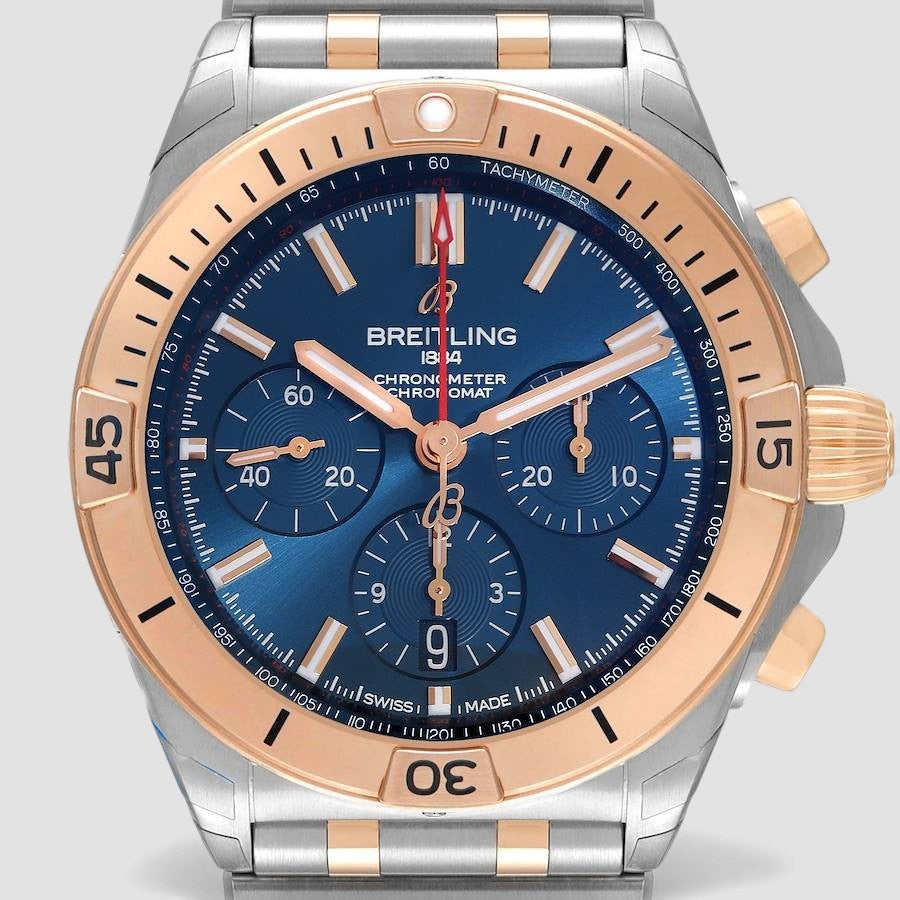 Chronomat B01 Chronograph Automatic Gold Watch 42mm