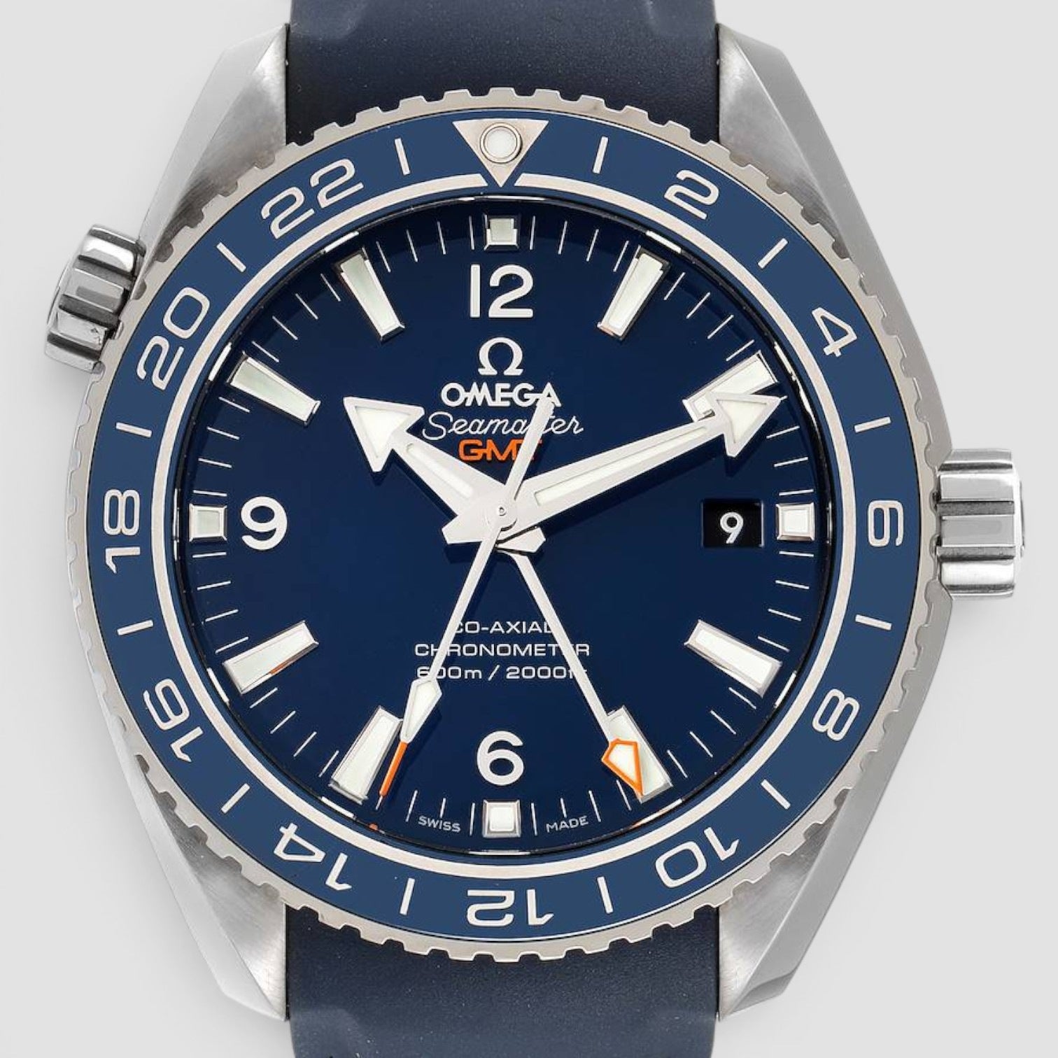 Seamaster Planet Ocean GMT 43.5mm Titanium Blue Dial