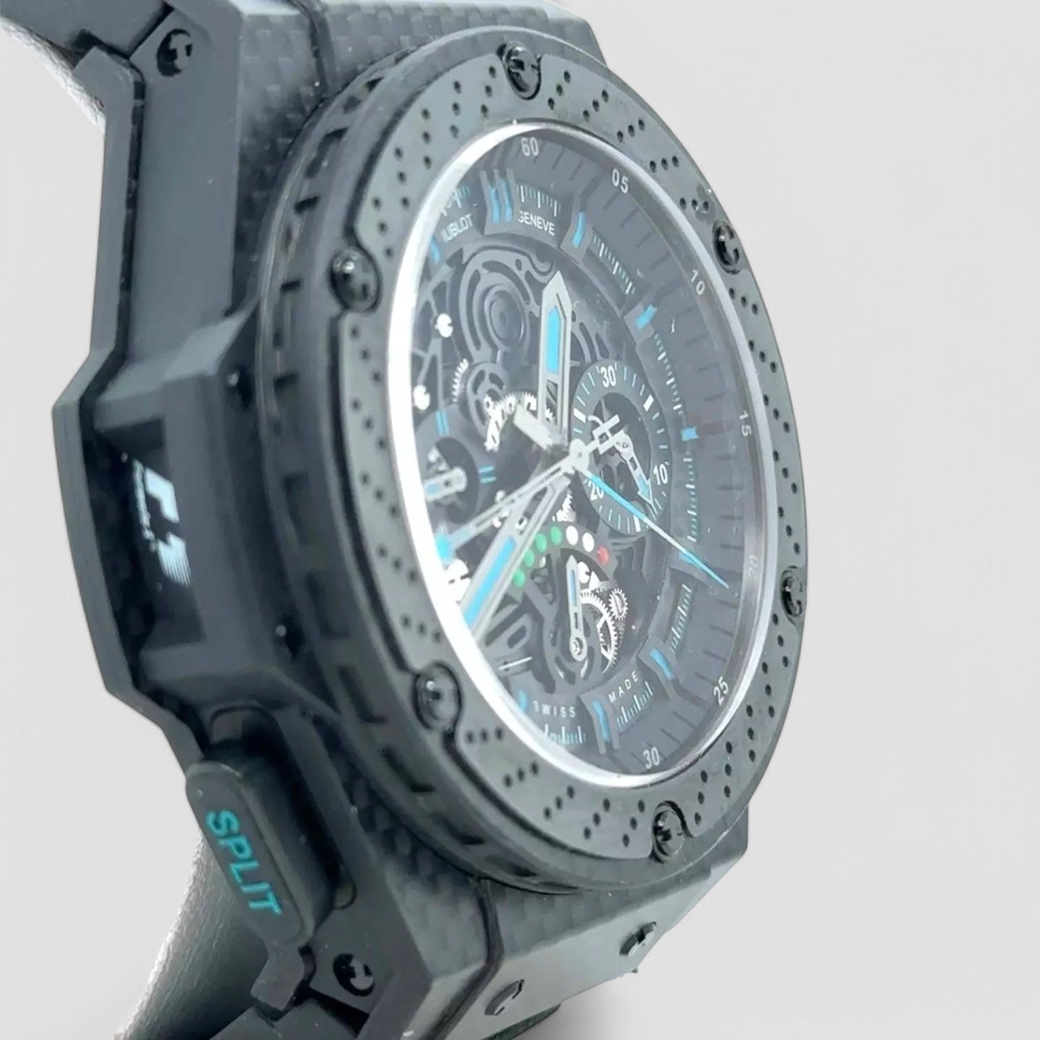 King Power F1 Abu Dhabi Edition CarbonFiber 48mm Men's Watch