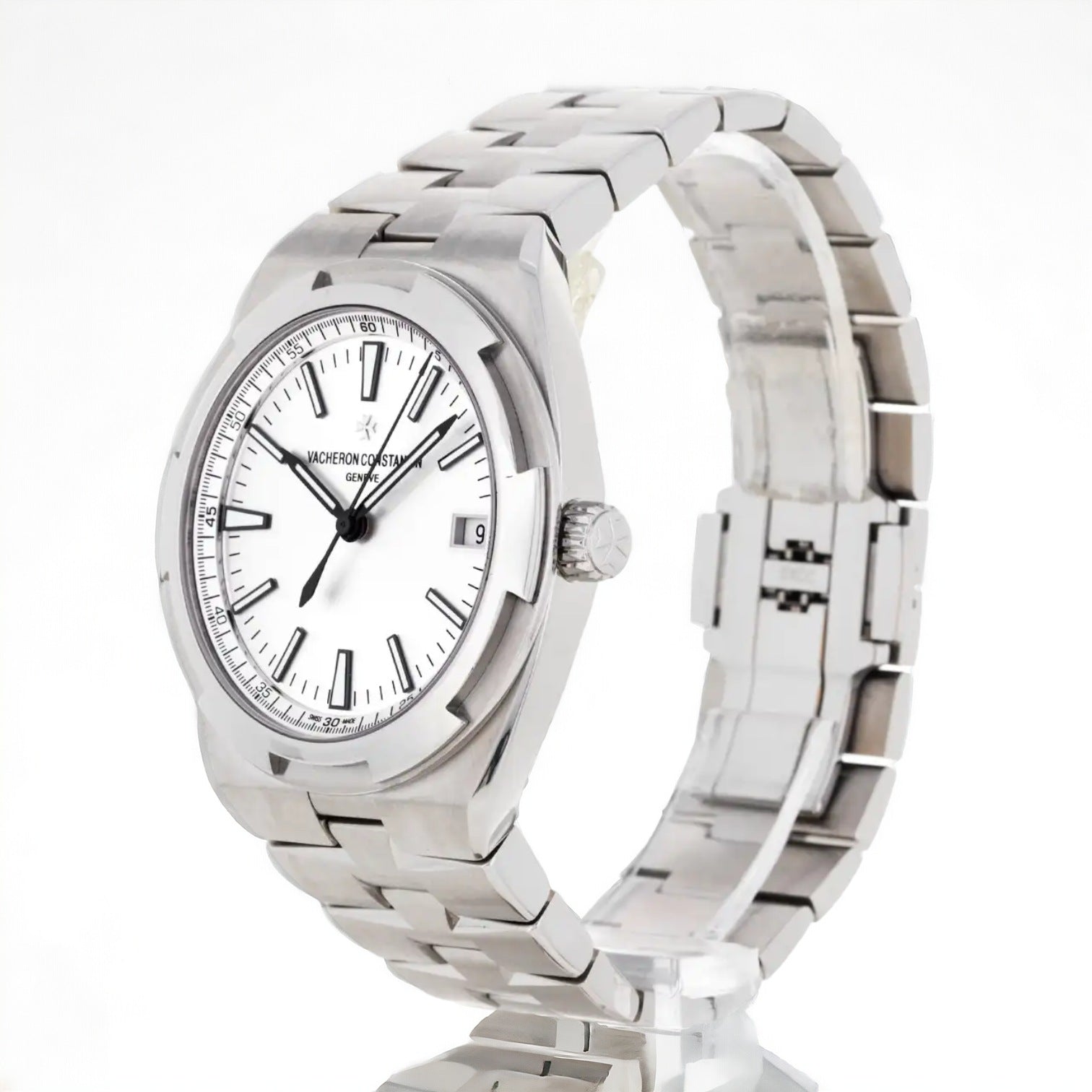 Overseas 4500v Automatic 41mm Silver Dial