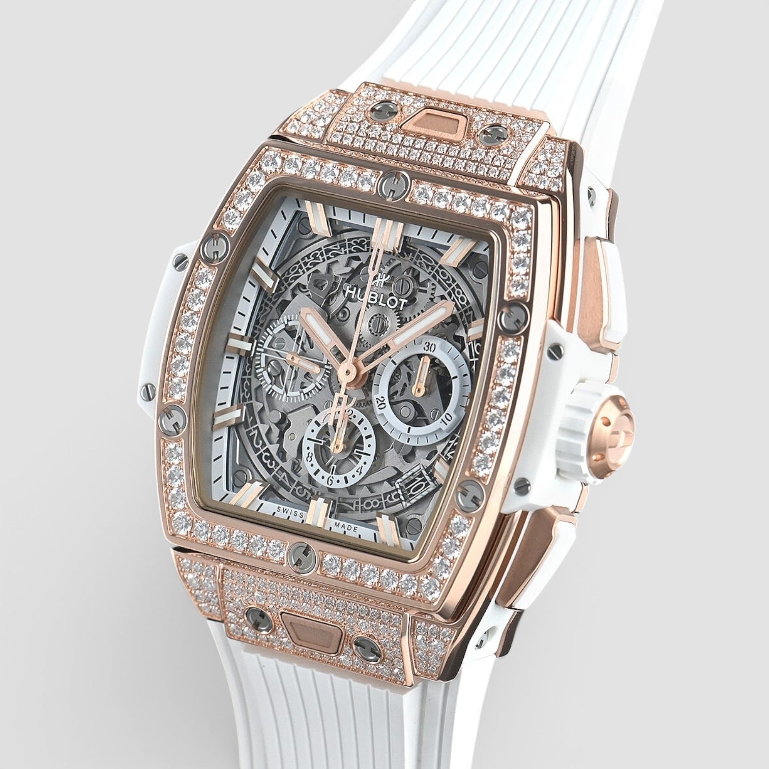 Of Big Bang King Gold White Pave Spirit