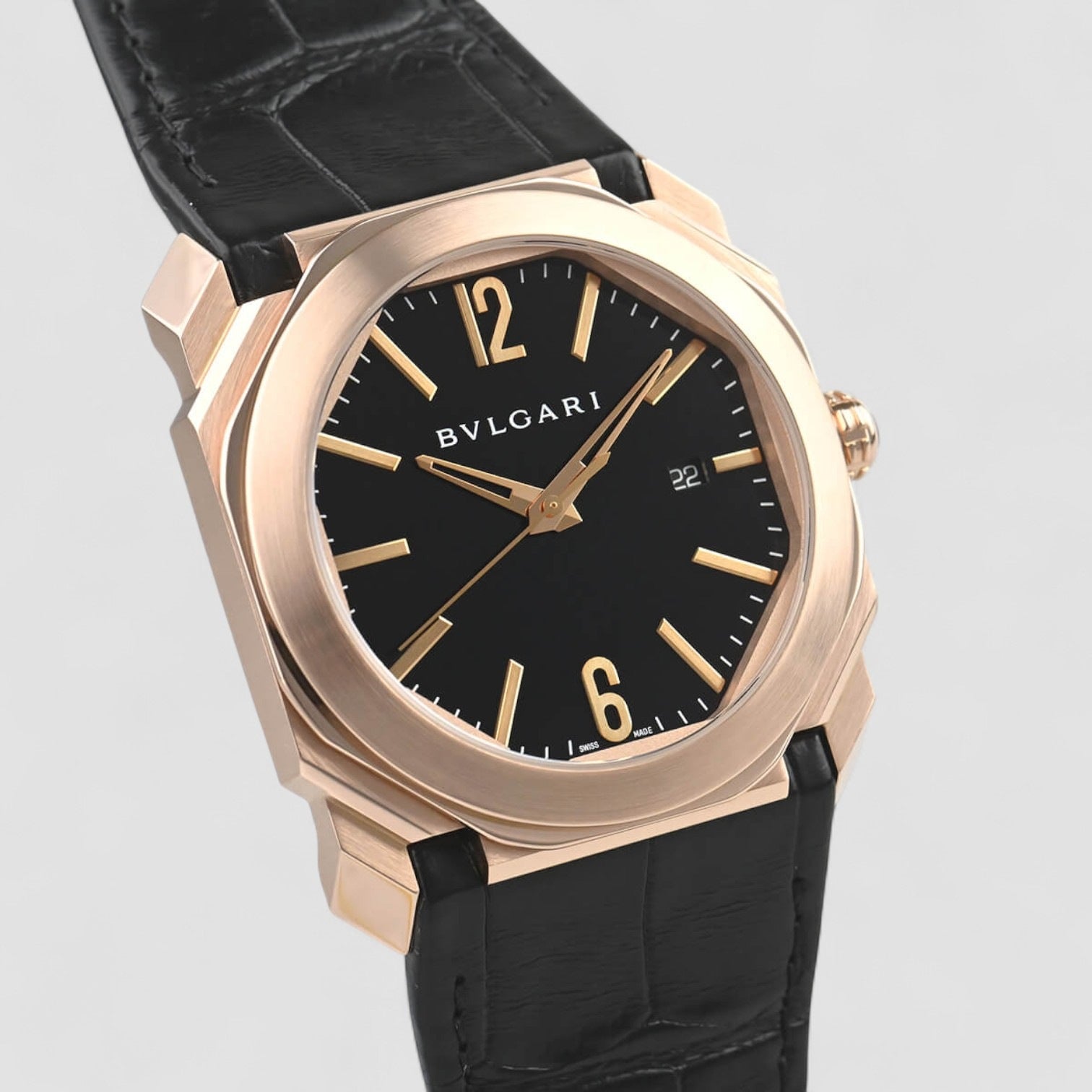 Octo Solotempo Black Dial Automatic Men's Watch