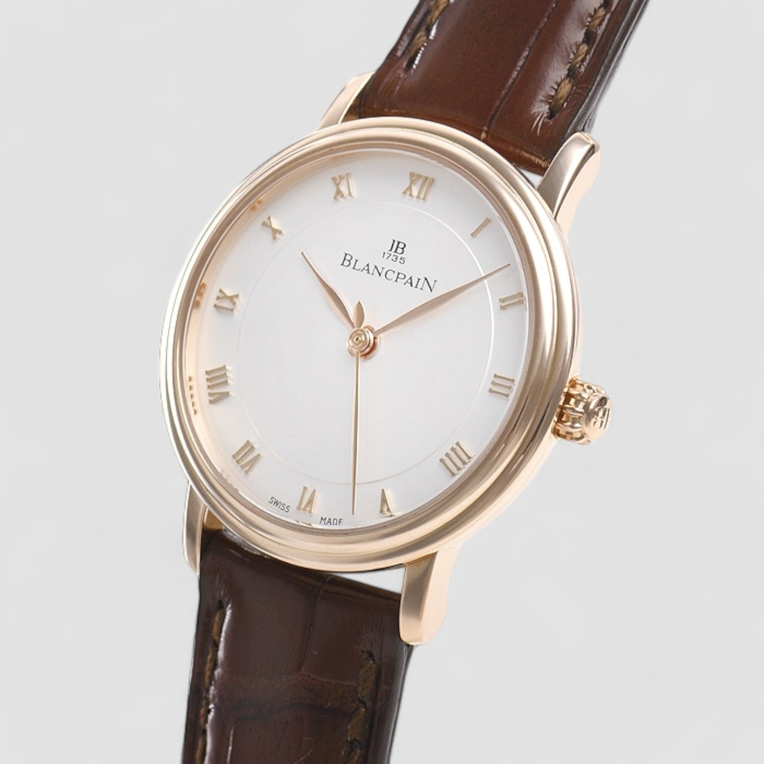 Lady Villeret Silver Dial 18K Rose Gold