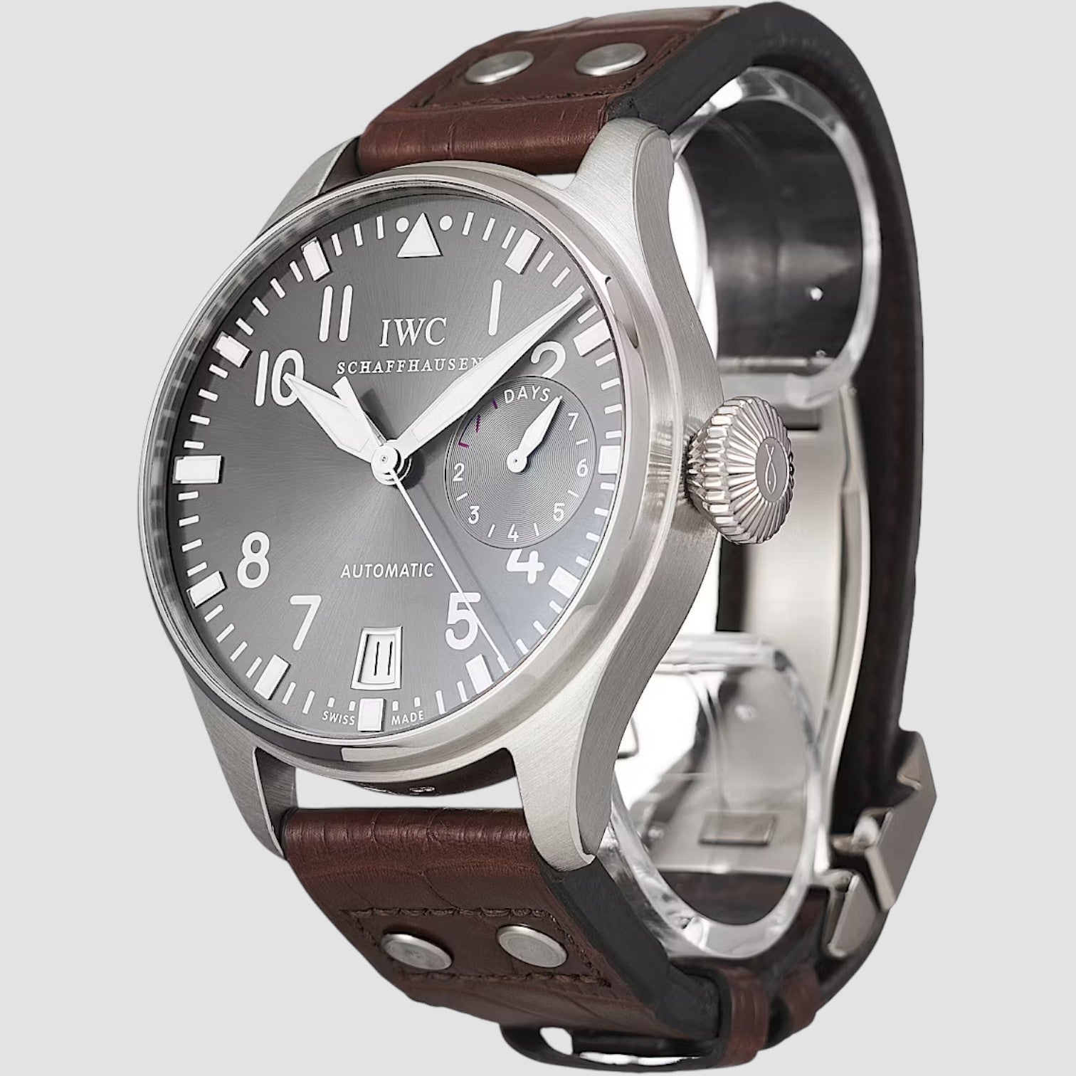 Big Pilot Grey Dial 18K White Gold