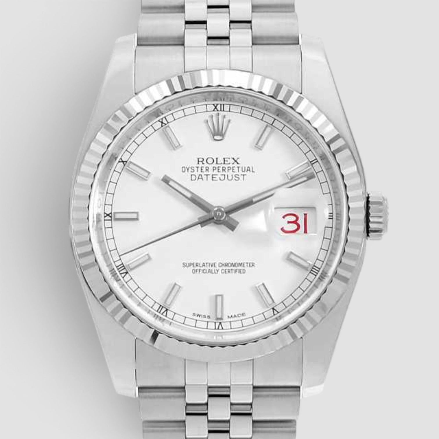 Datejust 36 – Steel & White Gold