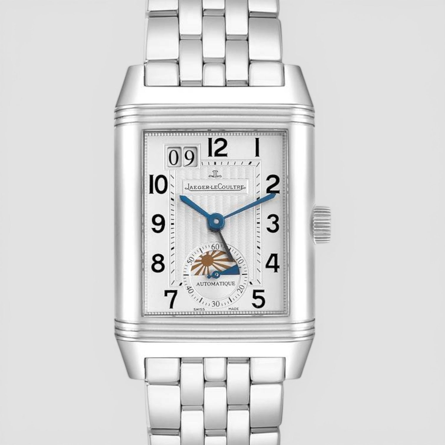 Grande Reverso Date Steel Mens Watch