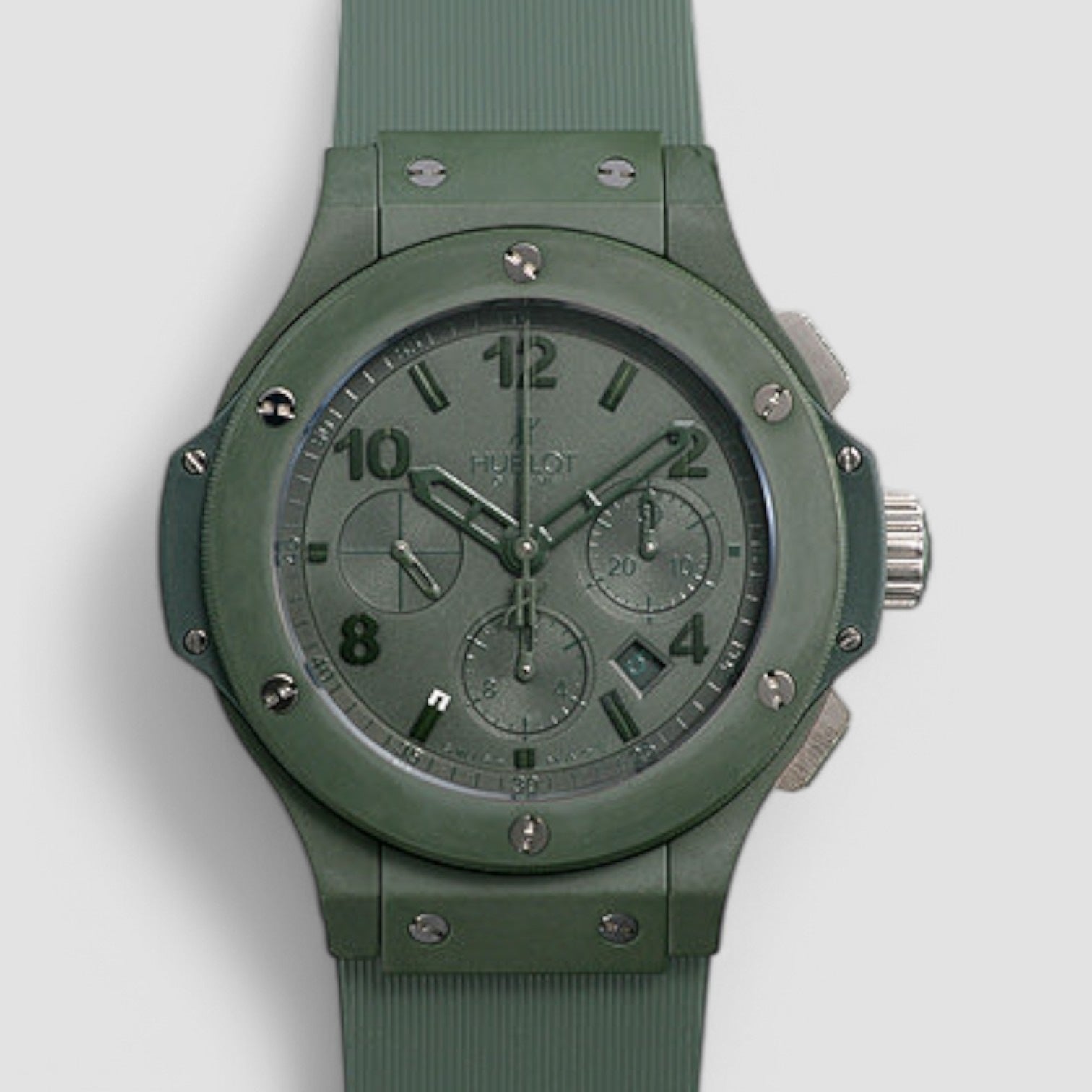 Big Bang Automatic Chronograph Green Dial Men's Watch