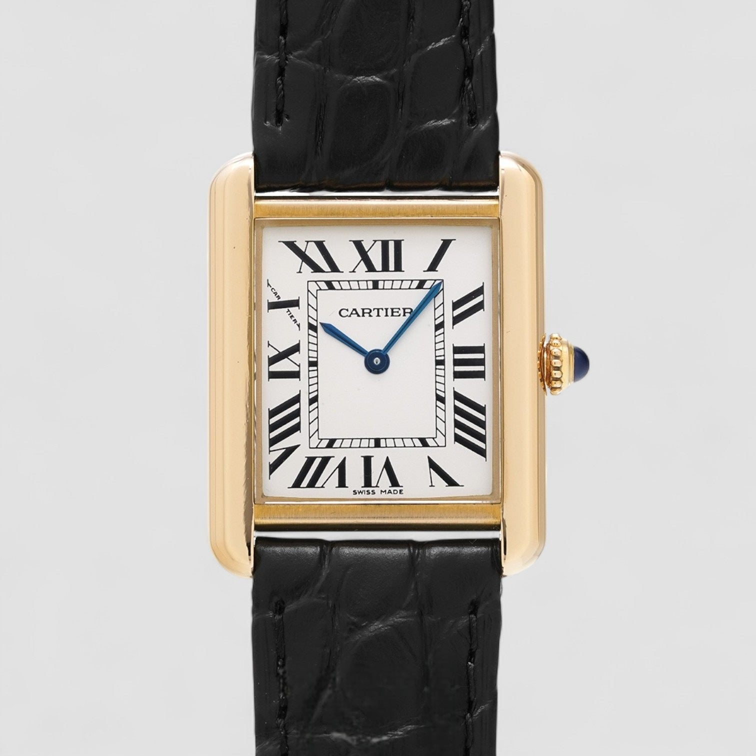 Tank Solo Ladies Quartz 18K Yellow Gold