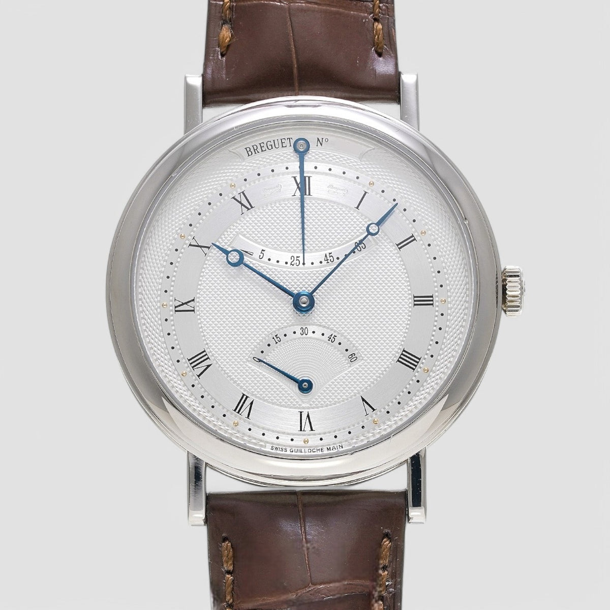 Classique Retrograde Seconds 18K White Gold / Deployant