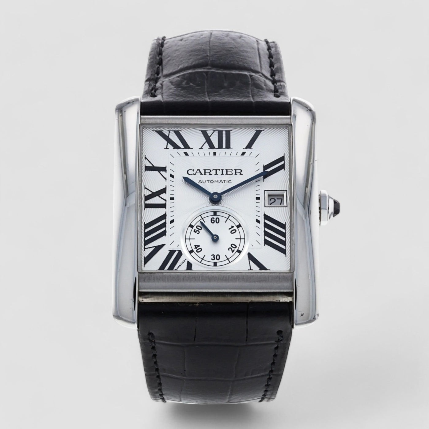 Tank MC Automatic 34.3 x 44mm Steel Silver Dial