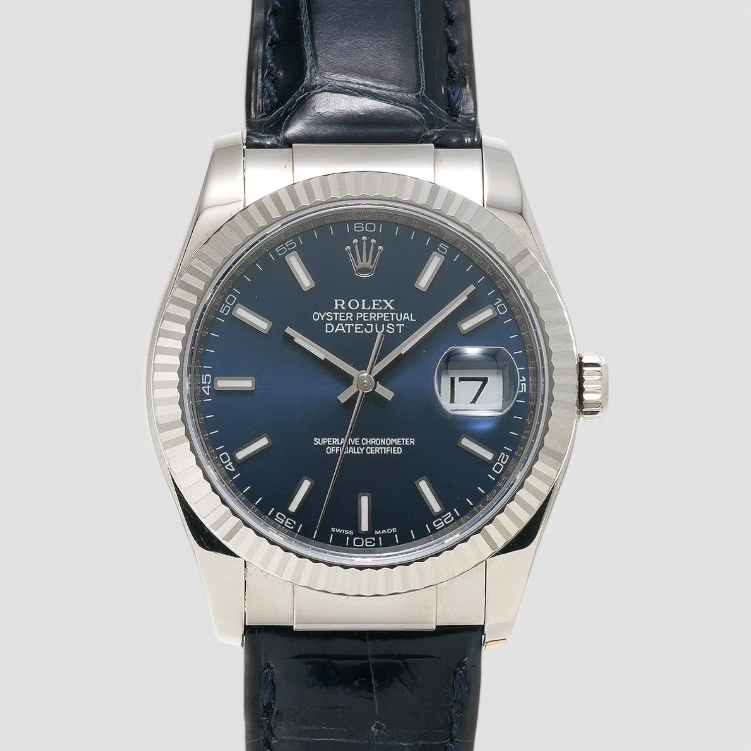 Datejust 36 Blue Luxury Watch