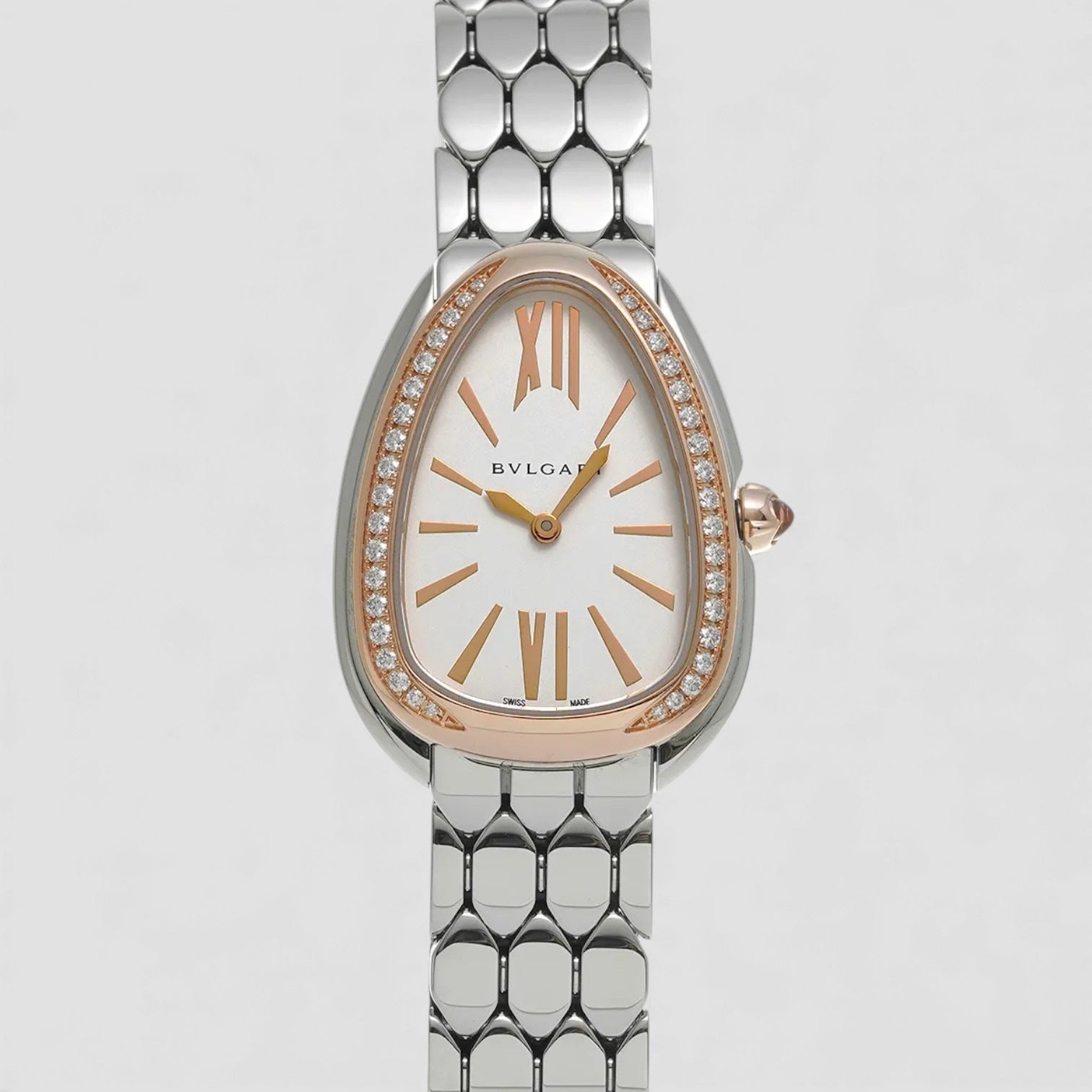 Serpenti Seduttori Quartz White Dial Ladies Watch