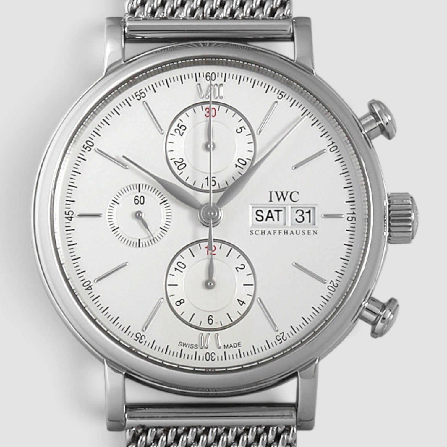 Portofino Chronograph 42mm Steel Silver Dial
