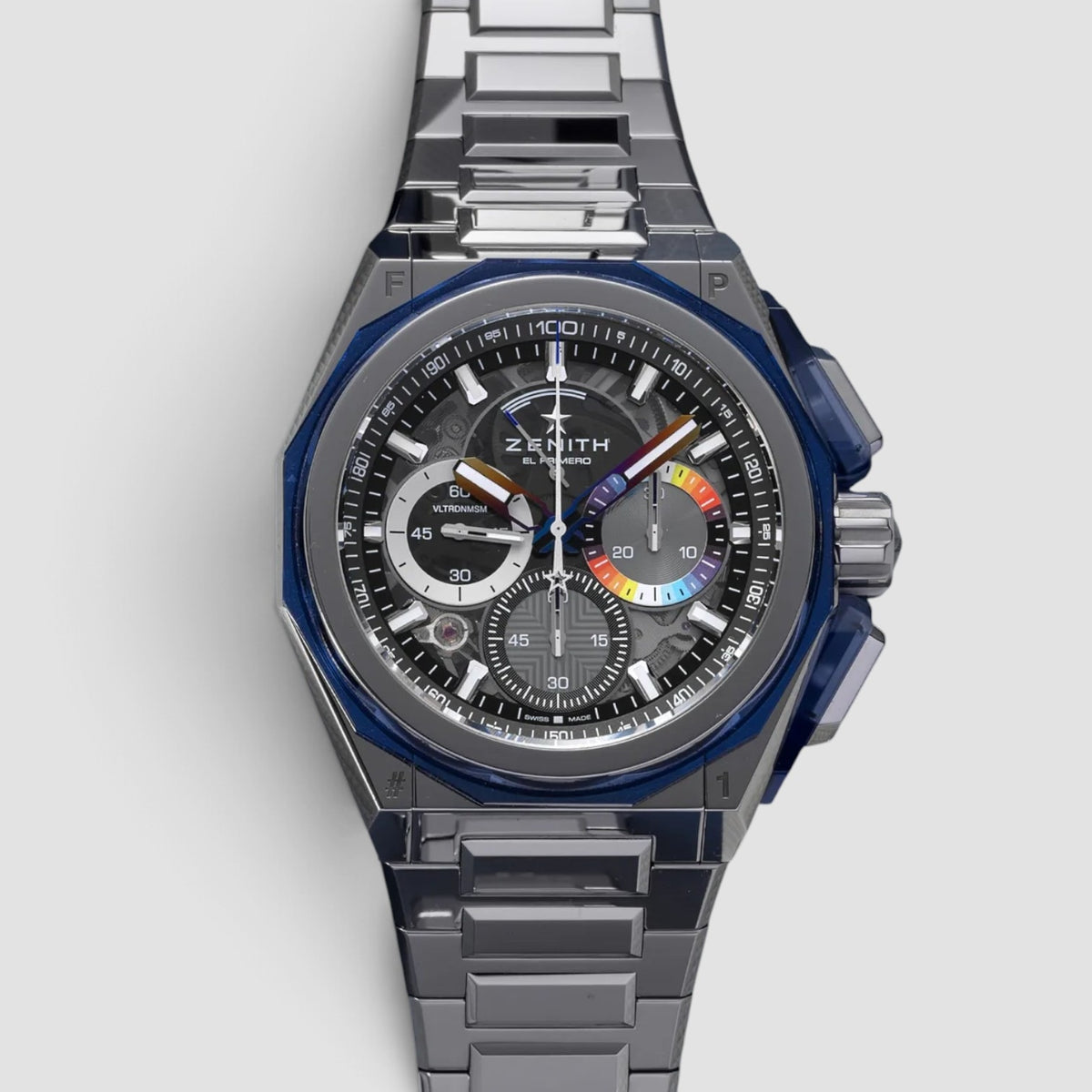 Defy El Primero Skeleton Chronograph Stainless Steel