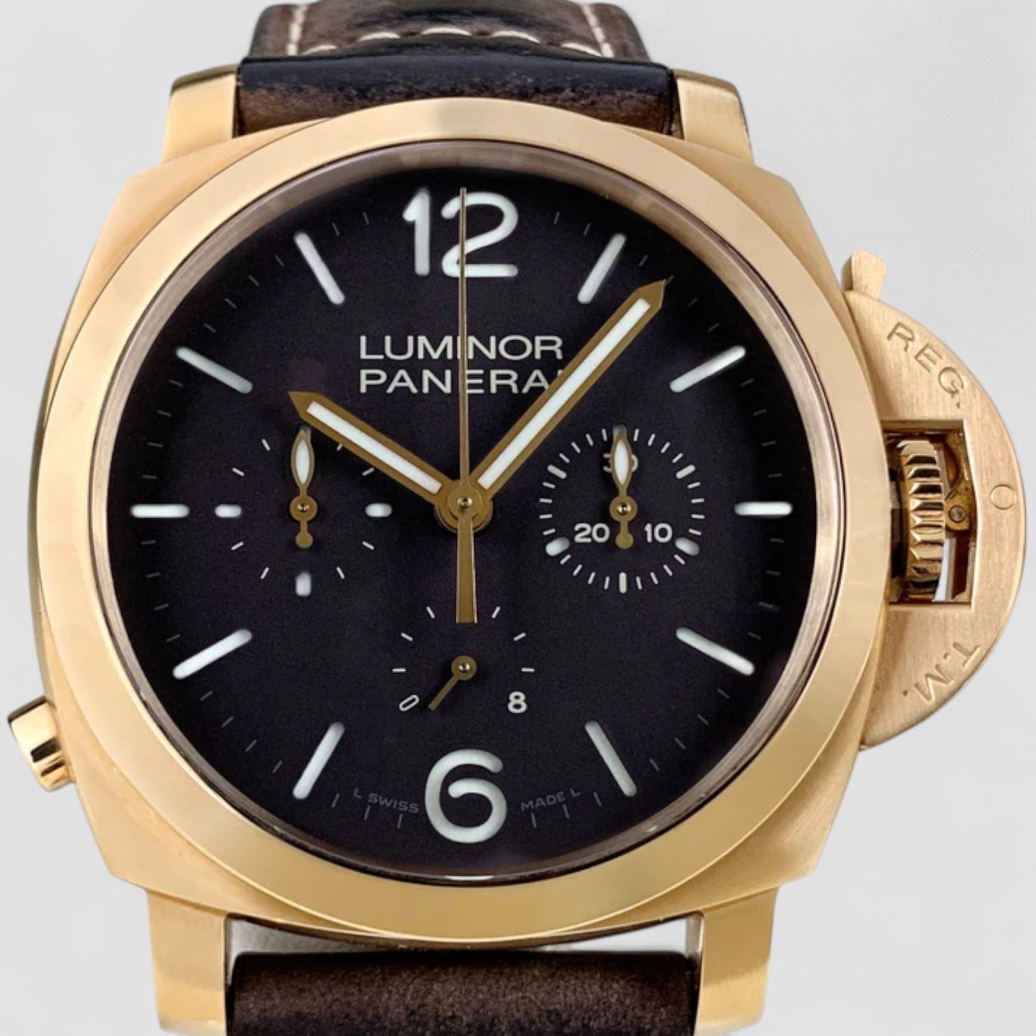 Luminor 1950 Chrono 8 Days Brown Dial