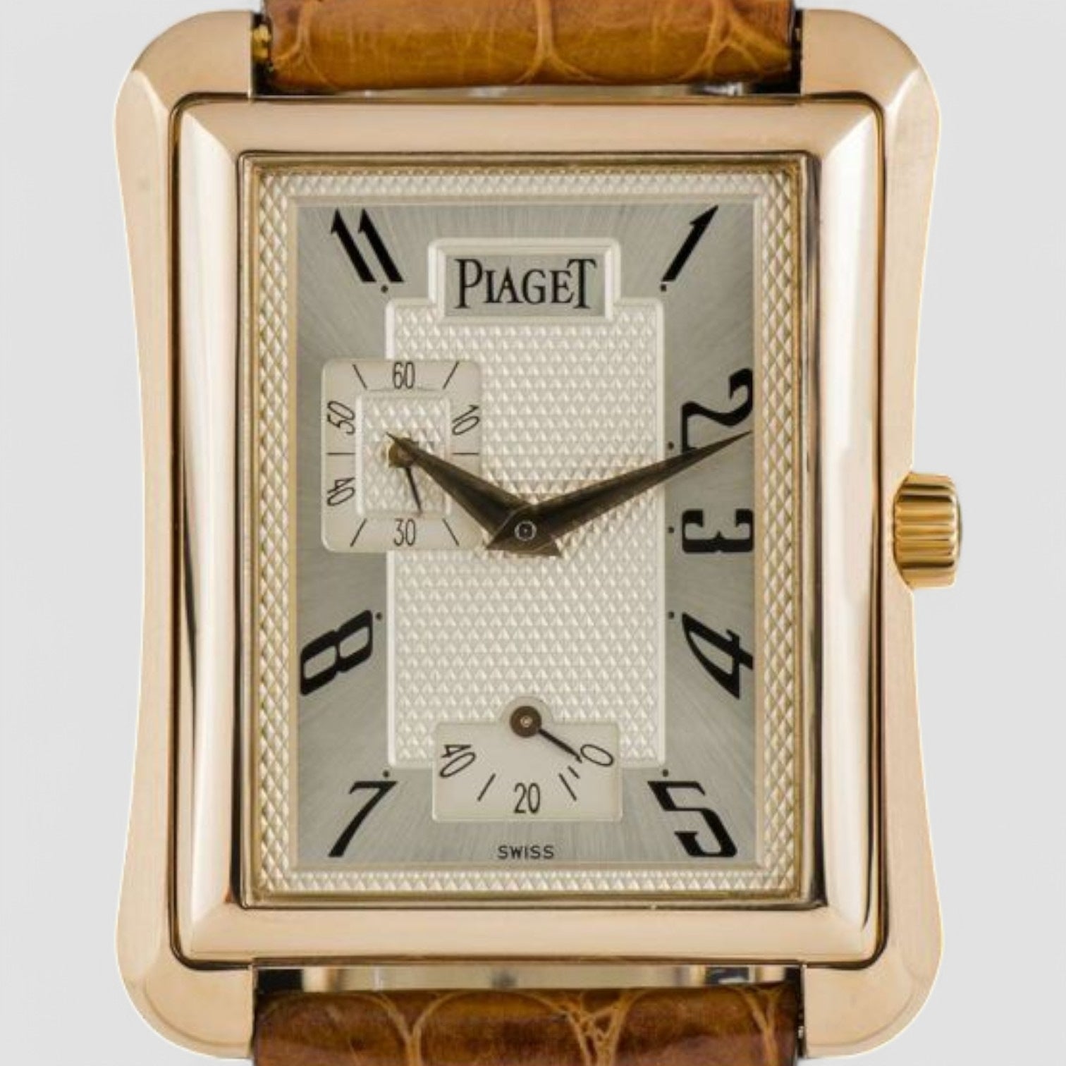 Emperador Power Reserve Gents 18k Rose Gold Silver Dial