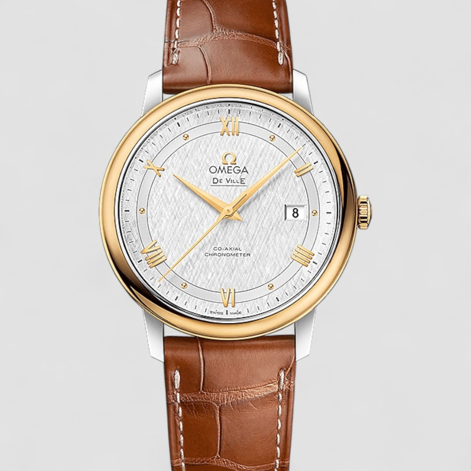 De Ville Prestige Automatic Silver Dial Men's Watch