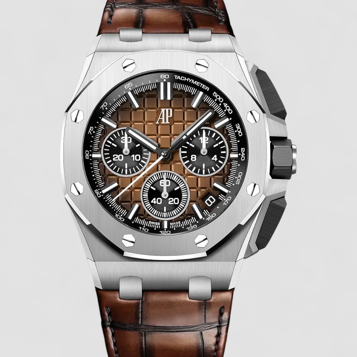 Royal Oak Offshore Chronograph Méga Tapisserie Brown Dial
